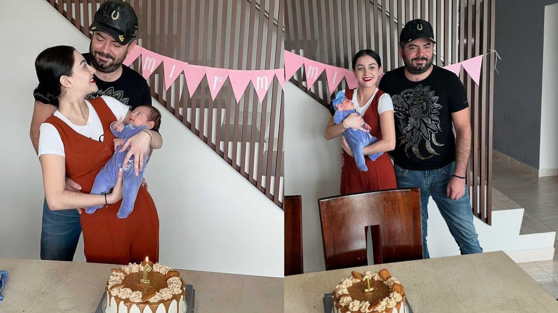Así Celebran el Primer Mes de Tessa, Hija de José Eduardo Derbez y Paola Dalay