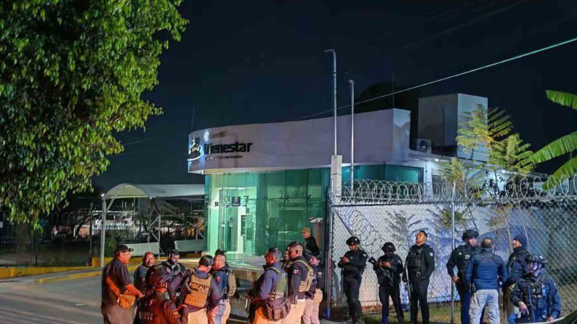 VIDEO: Agresión Armada a Sucursal del Banco del Bienestar en Tarímbaro, Michoacán, Esta Noche