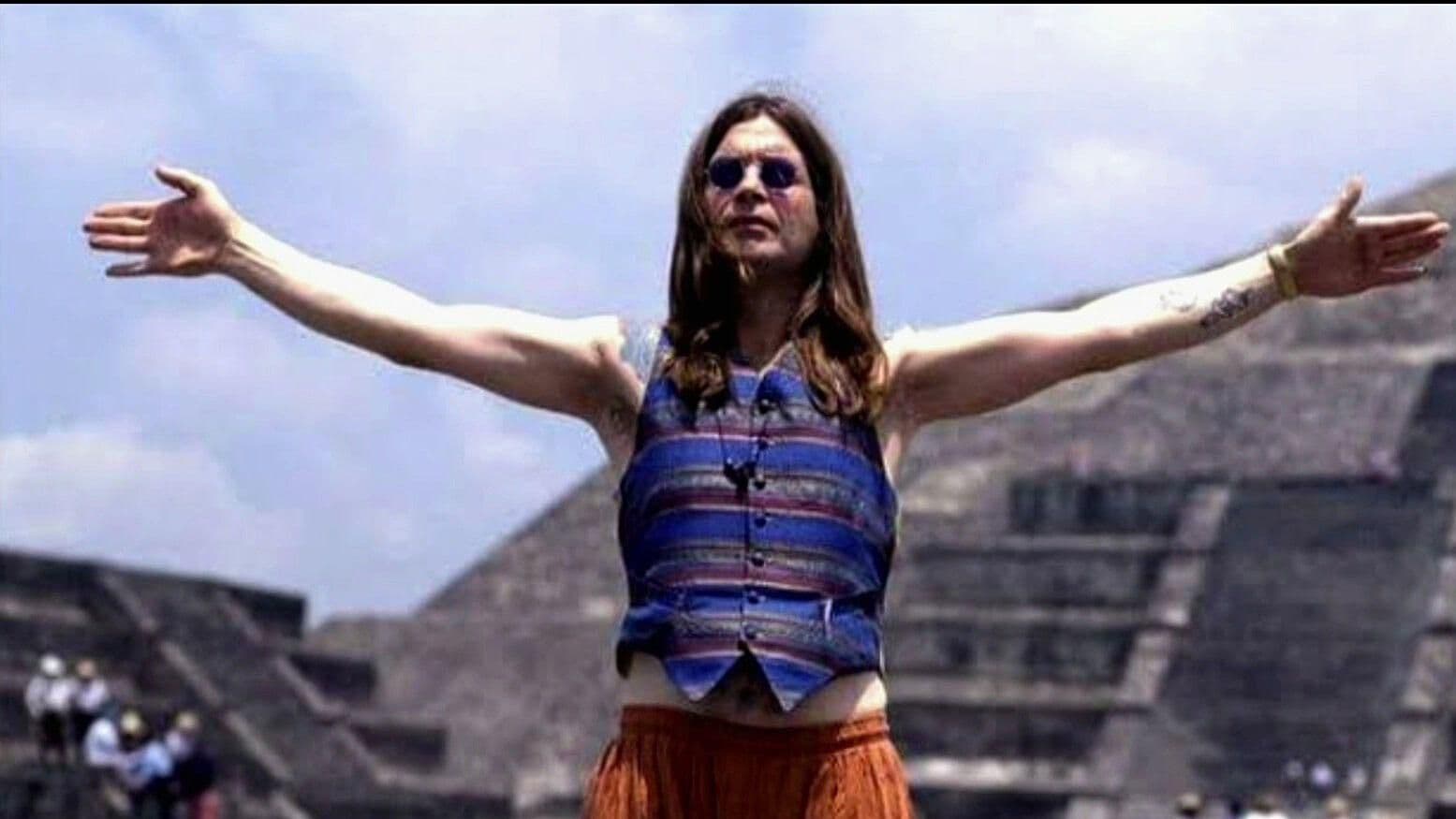 Ozzy Osbourne en México: Las Fotos de su Visita a las Pirámides de Teotihuacán