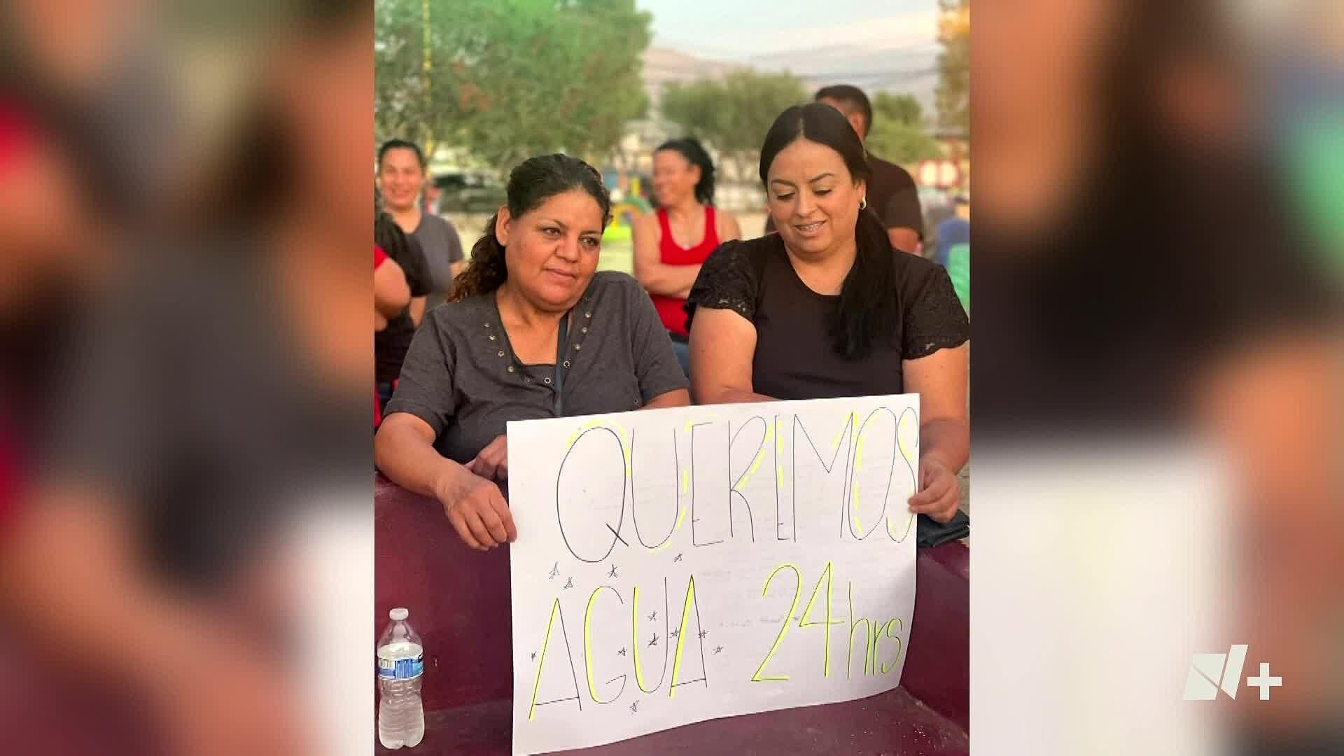Por Falta de Agua, Protestan Residentes del Valle de la Trinidad en Ensenada