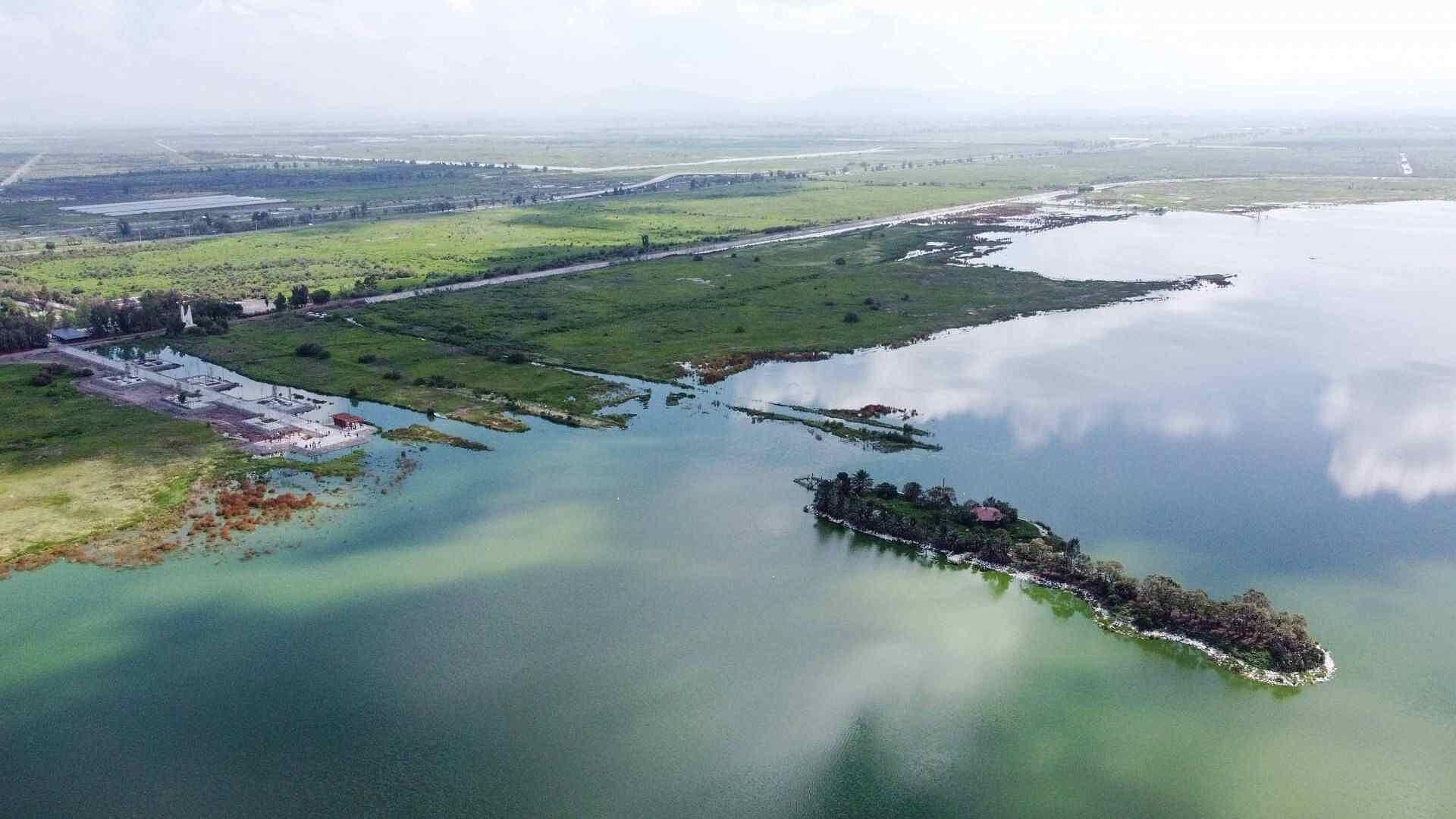 Así se Ve Actualmente Zona del Lago de Texcoco que Estaba Destinada al Aeropuerto