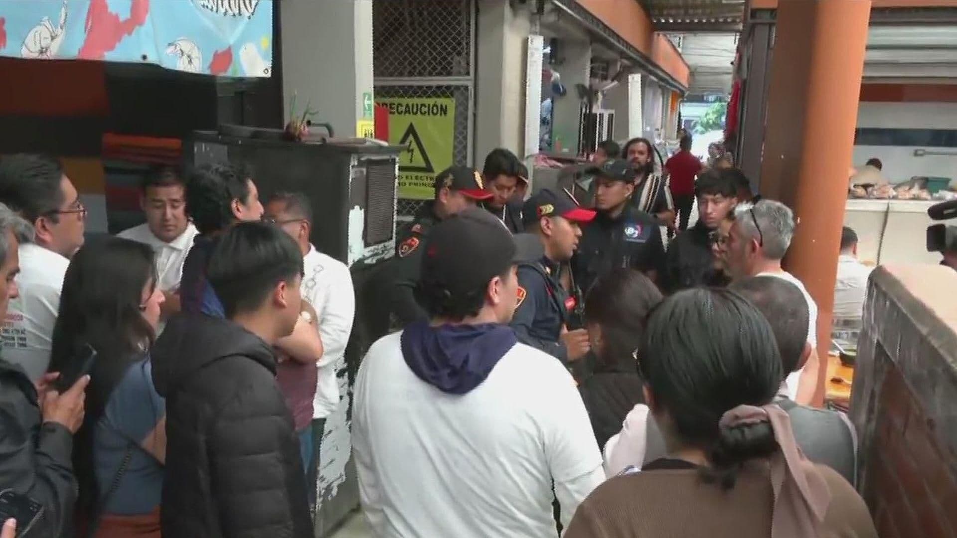 Así Fue la Riña en Mercado 1° de Diciembre en la Colonia Narvarte en CDMX