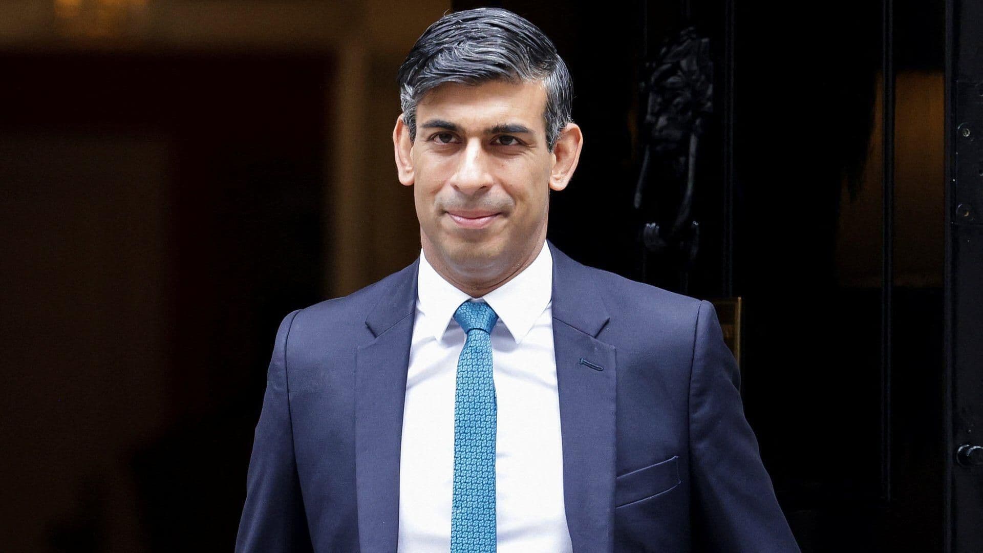 Popularidad de Primer Ministro de RU, Rishi Sunak, Reporta Fuerte Caída