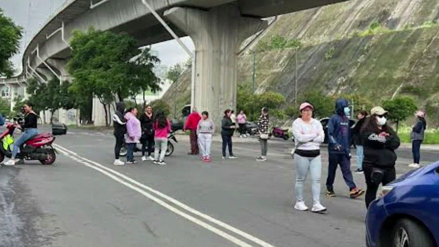 Bloqueo en Vasco de Quiroga en Santa Fe Hoy 31 de Julio de 2025