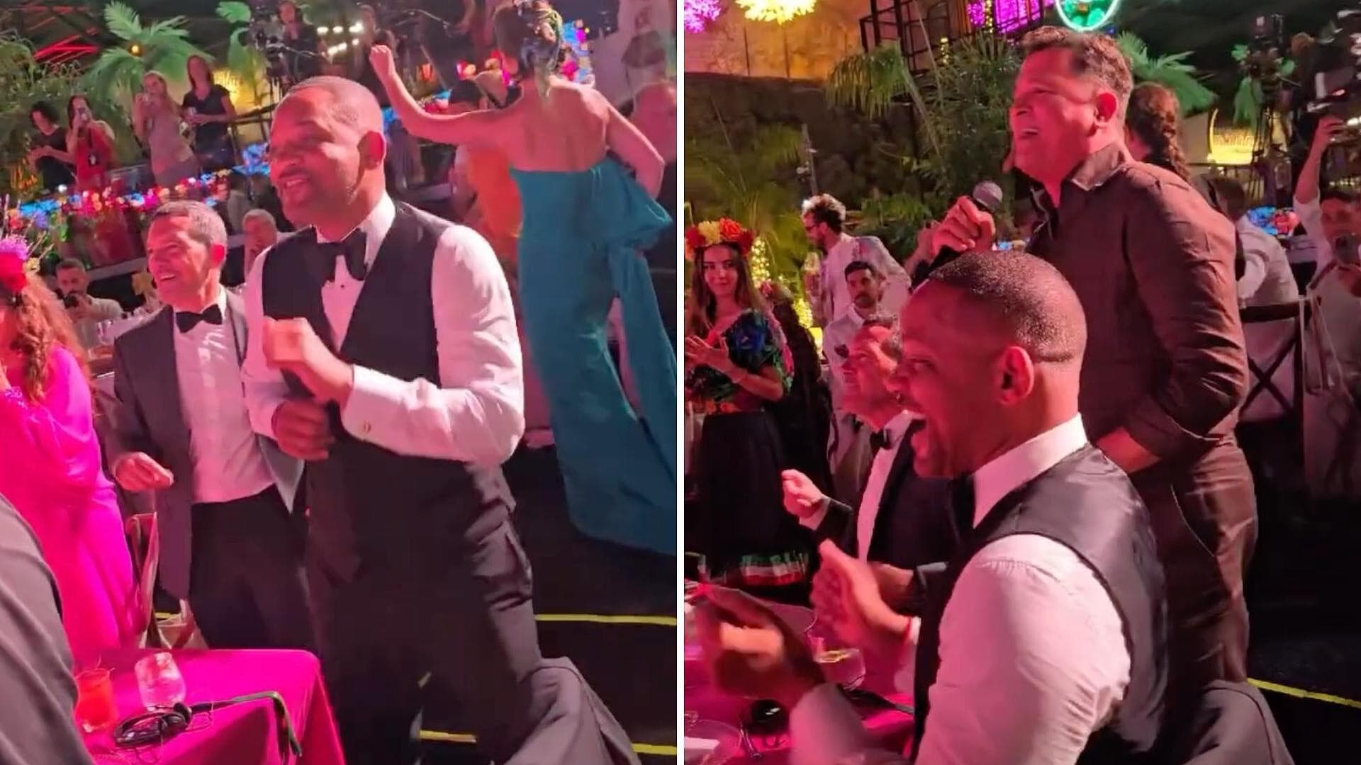 Carlos Vives Pone a Bailar Con su Música a Will Smith y Antonio Banderas