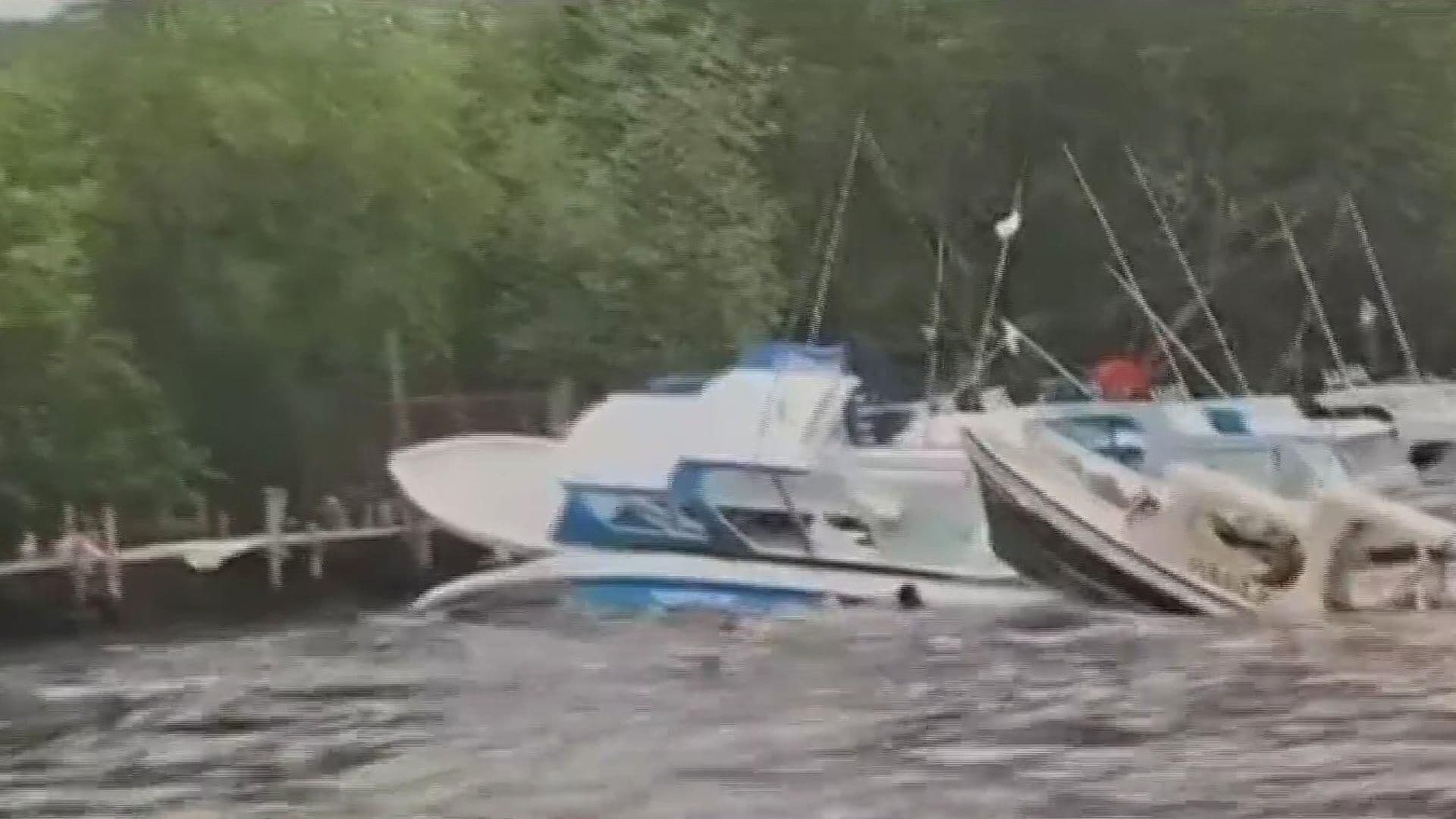 VIDEO: Momento Exacto del Hundimiento de 7 Lanchas en Zihuatanejo, Guerrero