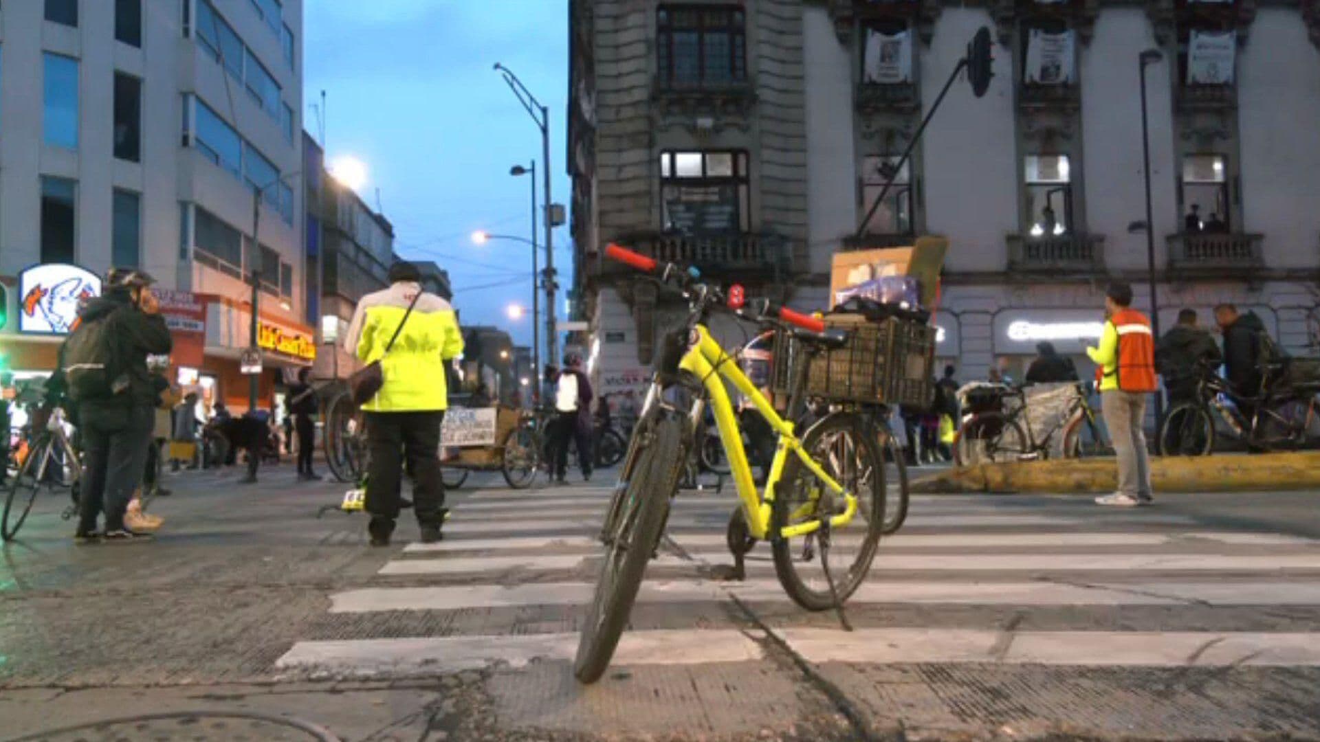 Manifestación en CDMX: Ciclistas Exigen Frenar Muertes; Bloquean Balderas y Artículo 123