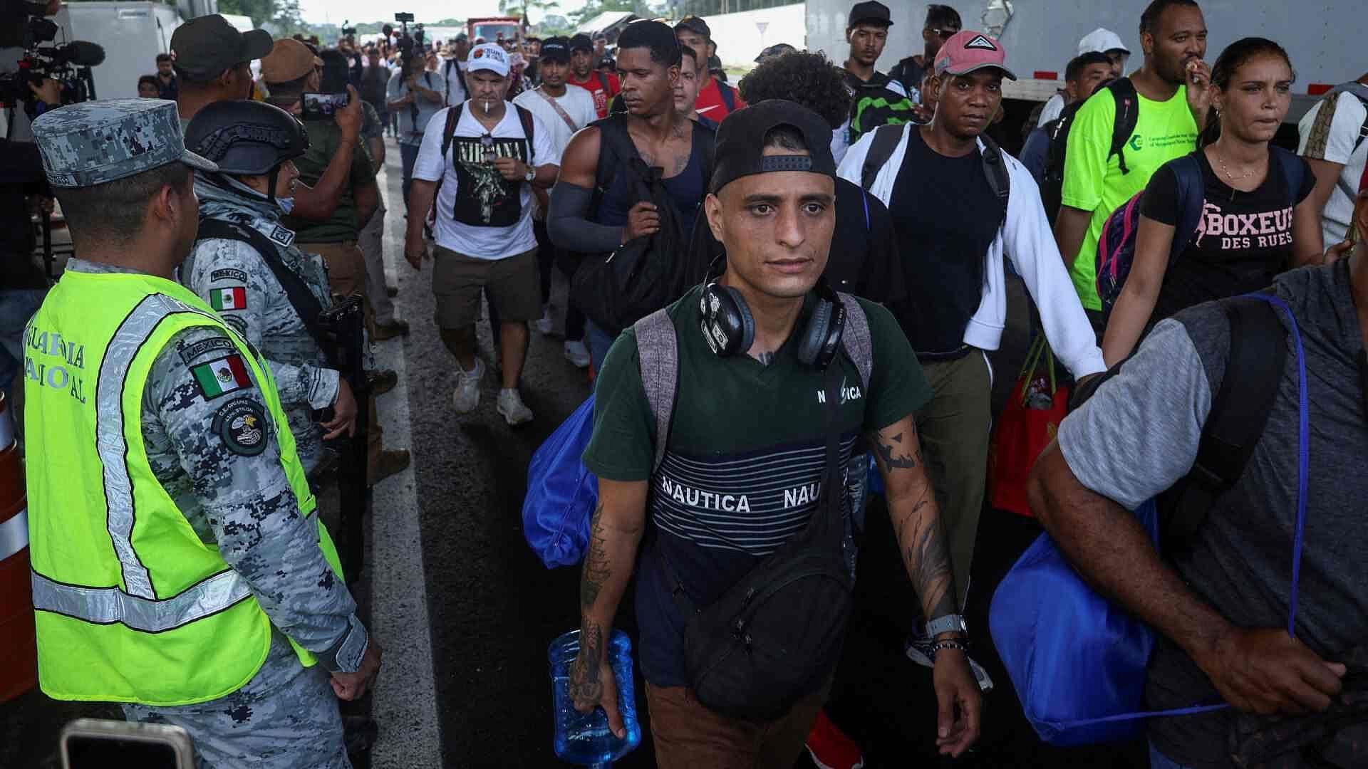 Sale Desde Tapachula Caravana Migrante tras Denunciar que No Han Sido Atendidos por la Comar