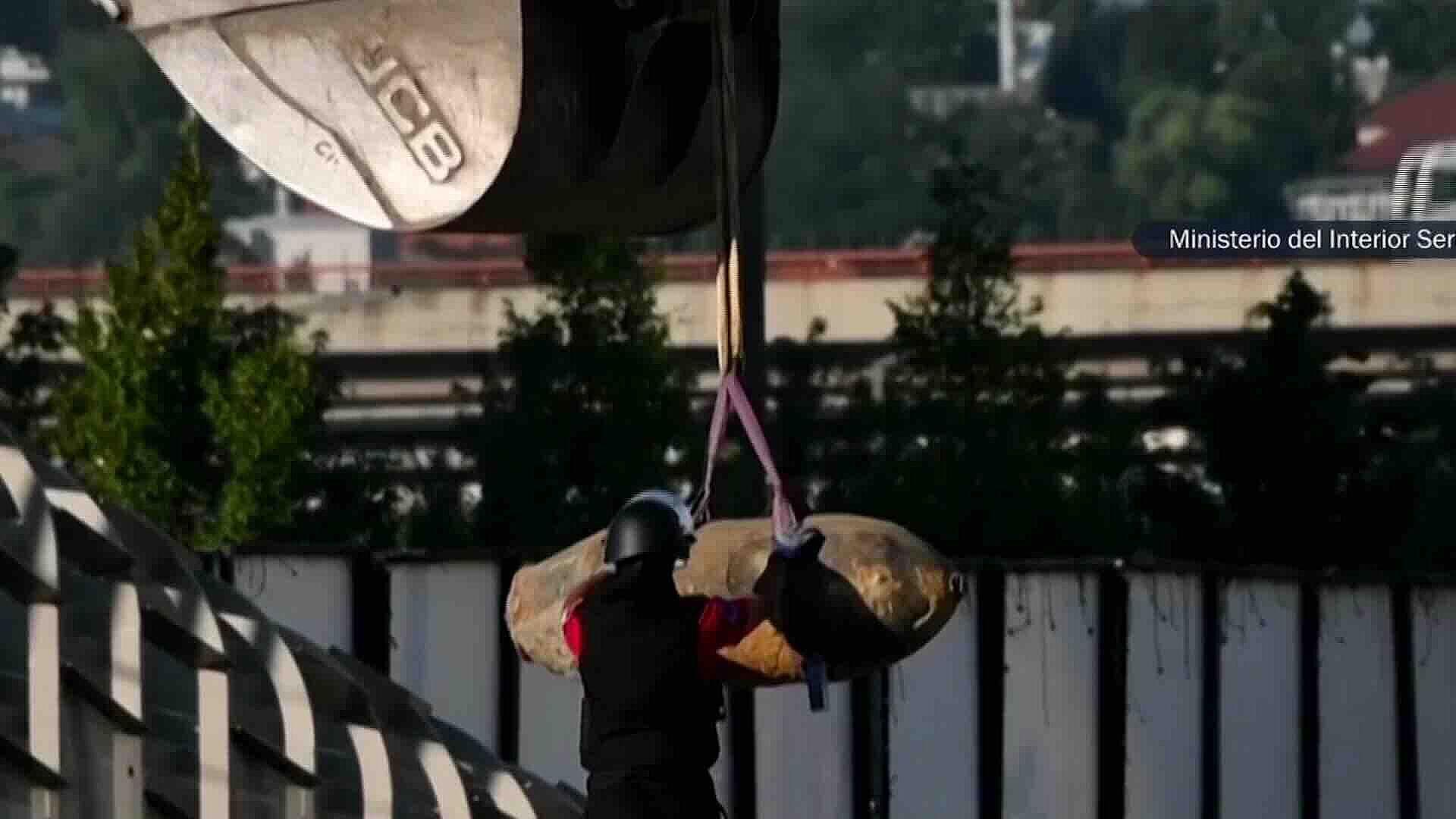 Bomba Aérea Británica de 500 Kg Fue Retirada y Neutralizada en Belgrado