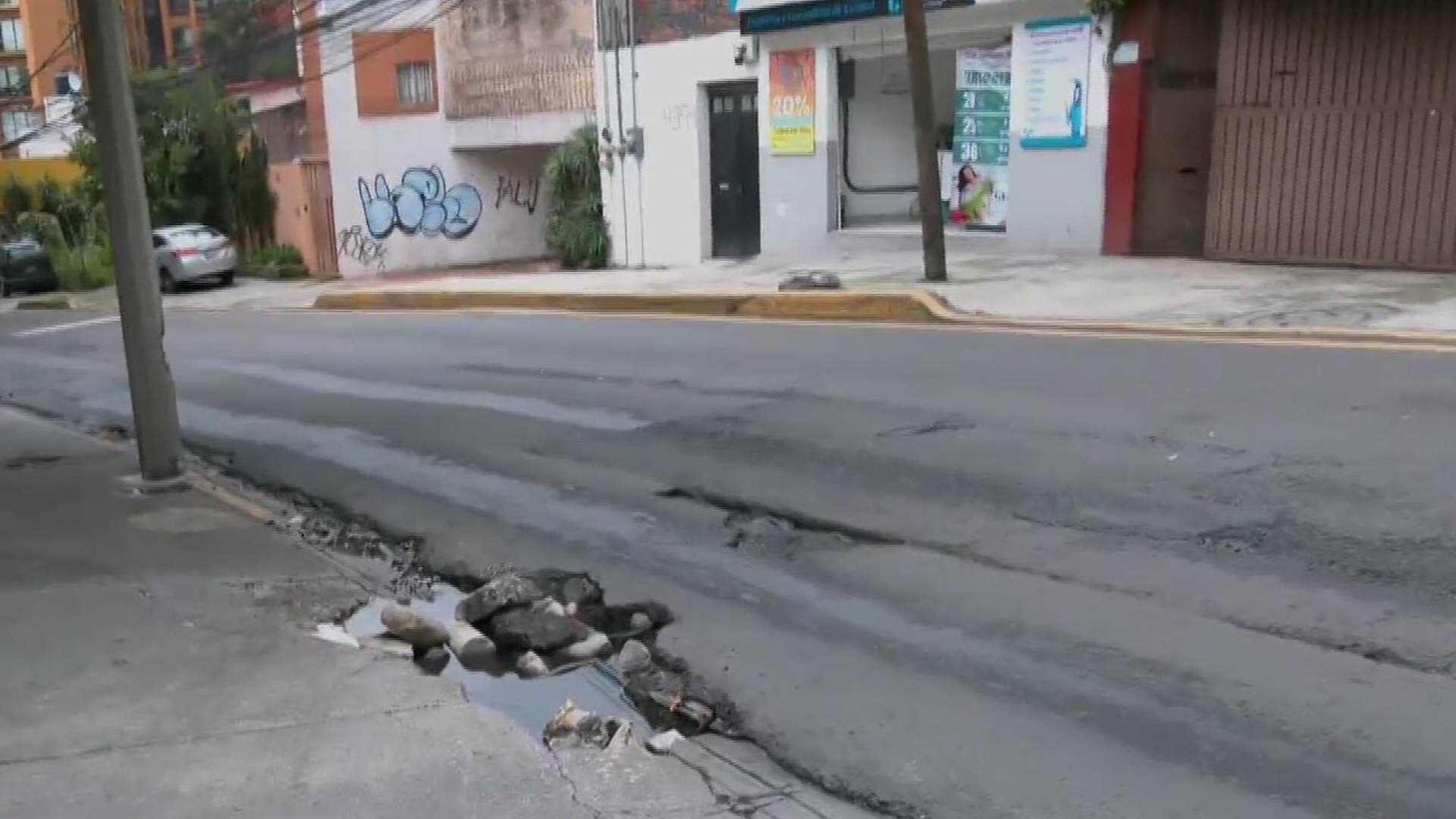 Se Registra Fuga de Agua en Desierto de los Leones, en CDMX