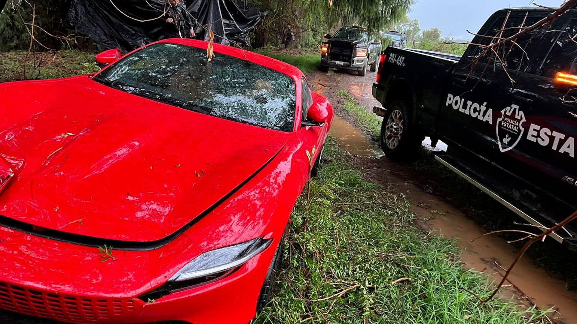 Encuentran Ferrari de 5 Millones en Acatic, Jalisco; Fue Destrozado