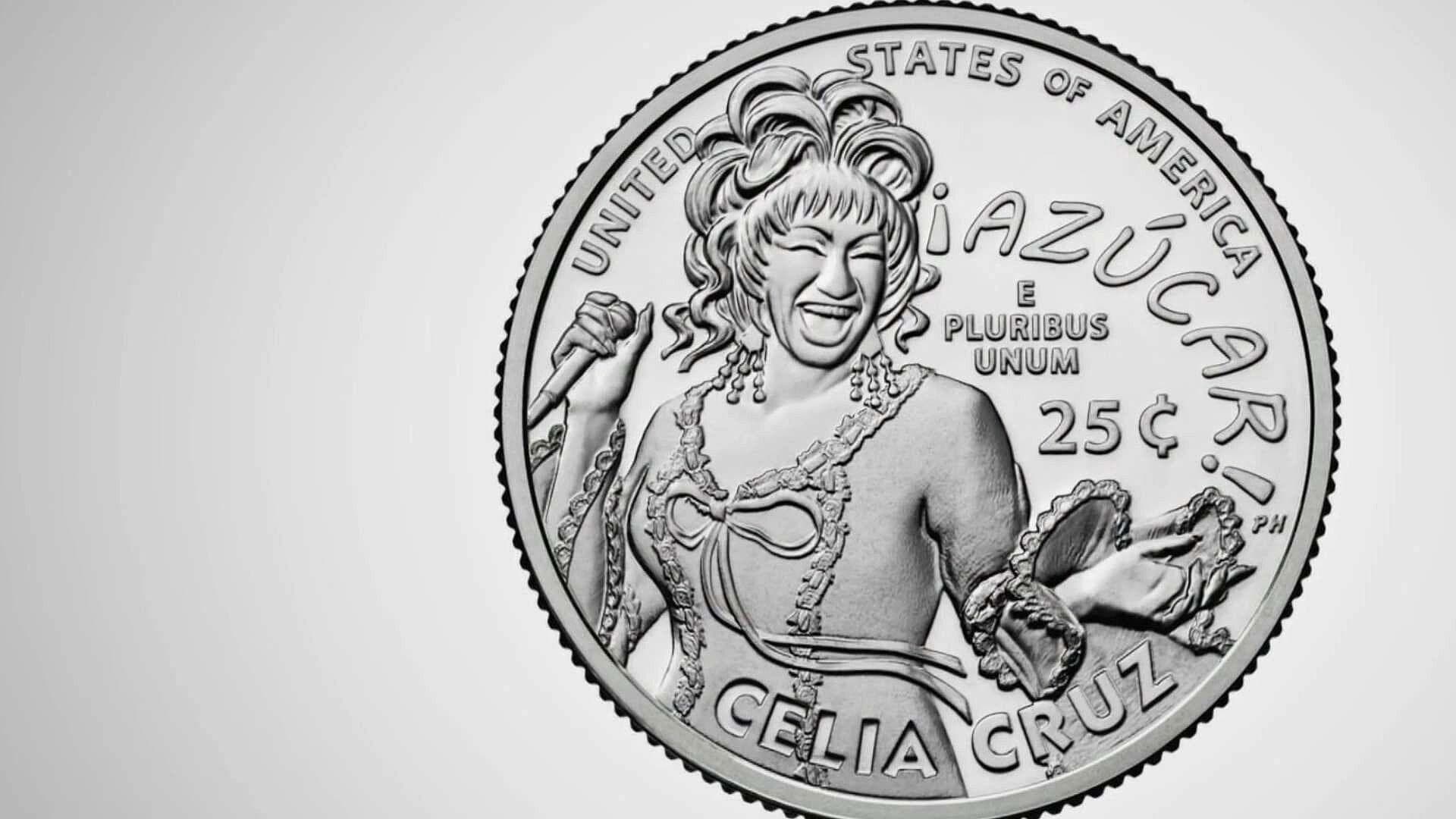 ¡Azúcar! Celia Cruz es Inmortalizada en Moneda Estadounidense