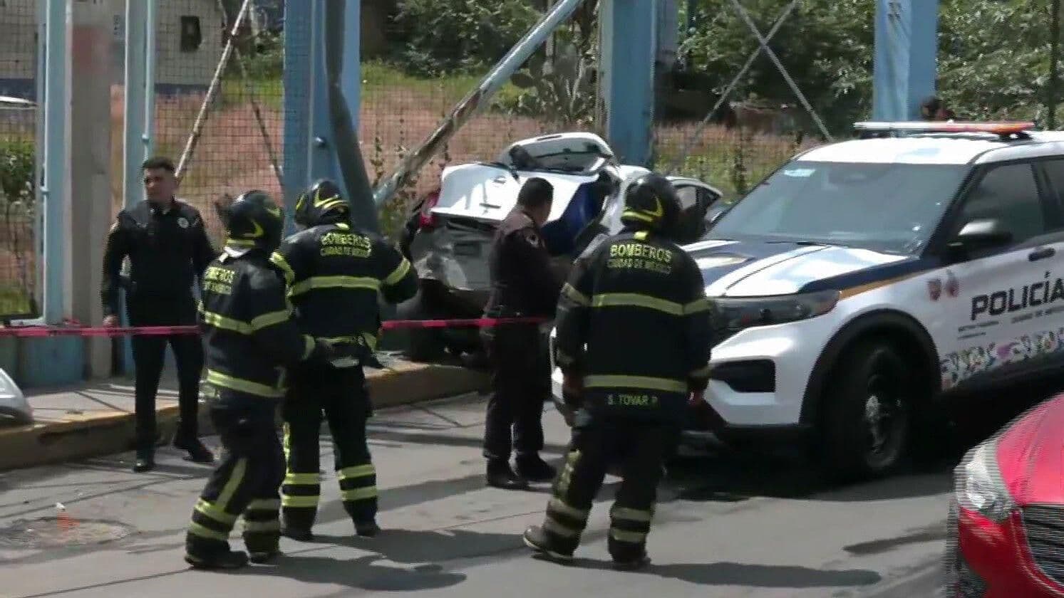 Fuerte Choque Afecta la Circulación en Avenida Gran Canal en la GAM, CDMX