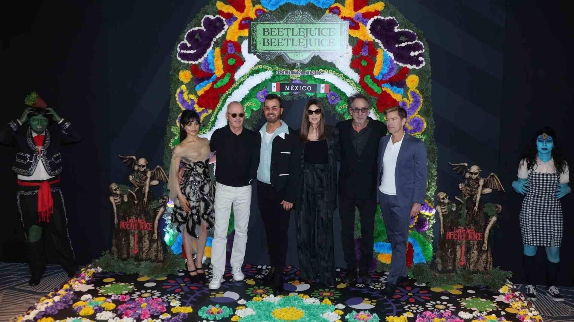 Tim Burton y Jenna Ortega Encabezan Presentación de Beetlejuice en México