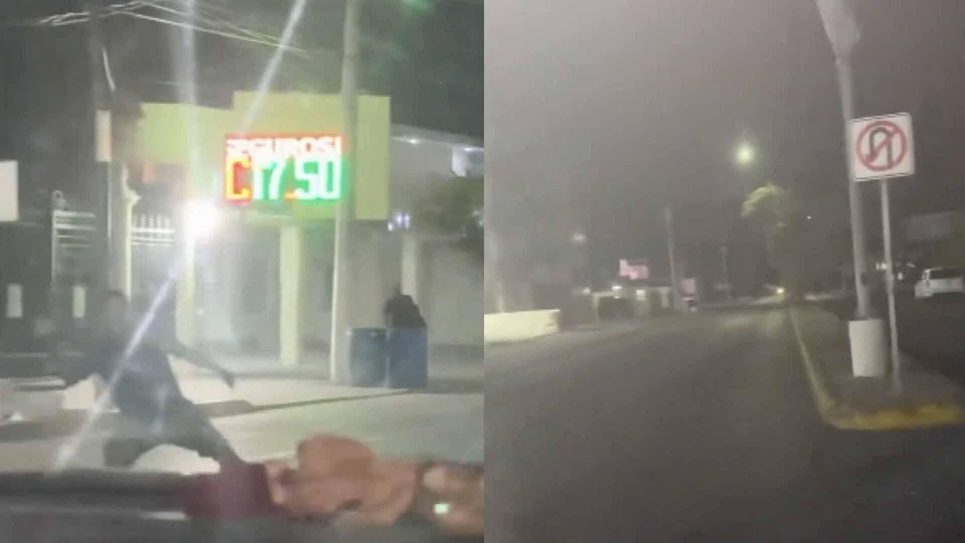 VIDEO: Captan Hombre Arrojando Objetos a Autos en Puente Internacional