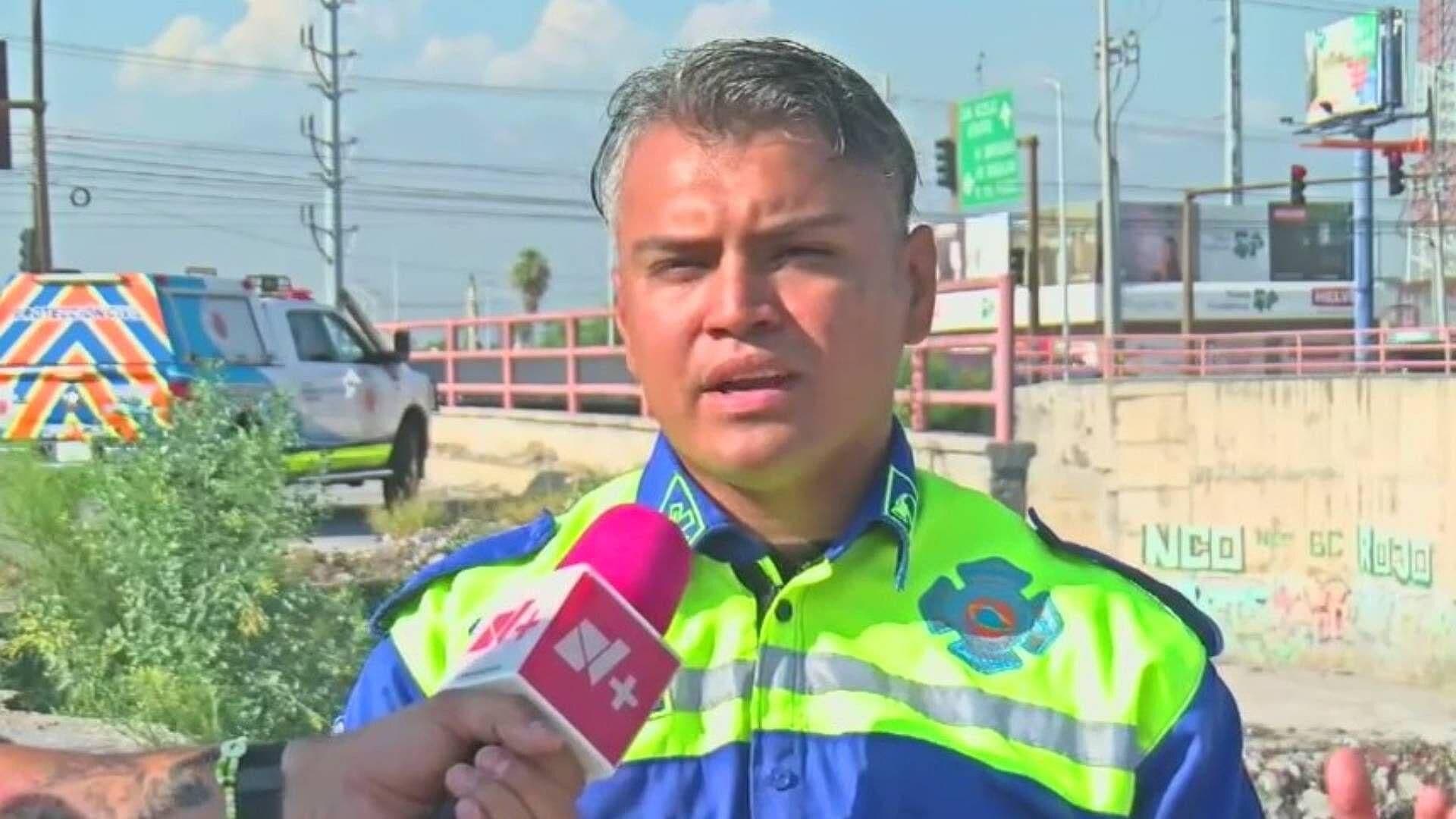 Narra Rescate de Hombre en Peligro Tras Quedar Atrapado en Arroyo Topo Chico en San Nicolás