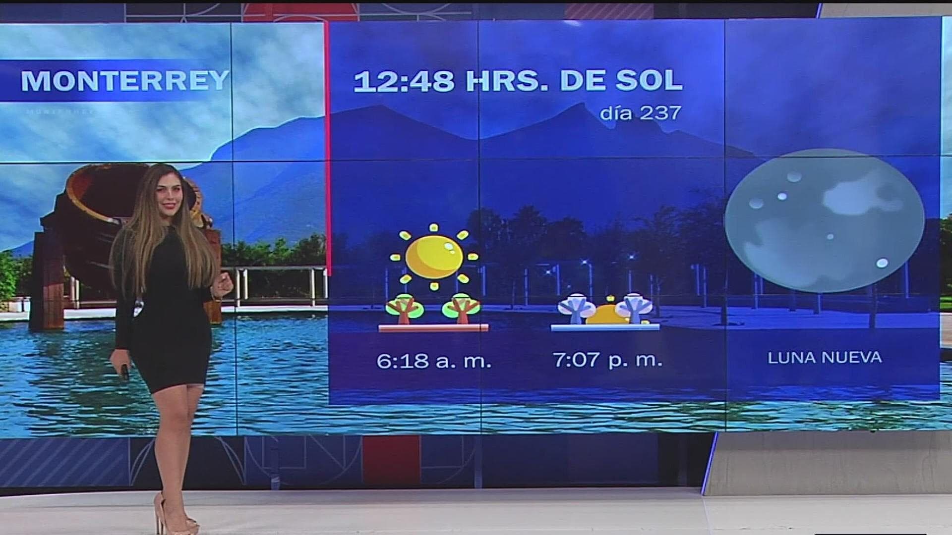 ¿Cómo Estará el Clima Hoy 25 de Agosto de 2025 en Nuevo León? Montserrath Zamarrón te lo Dice