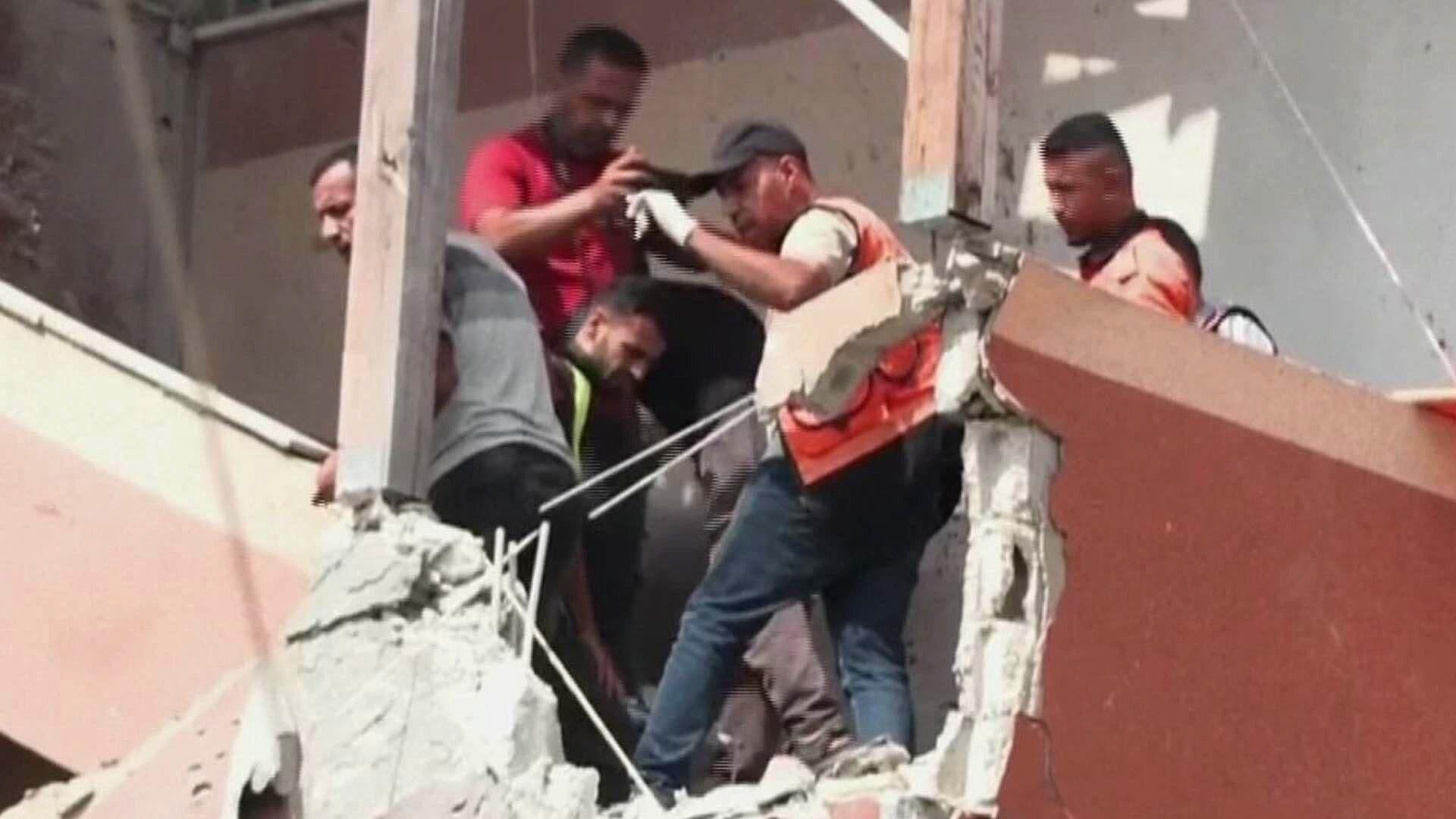 VIDEO: Captan Momento del Ataque al Hospital de Jan Yunis en la Franja de Gaza