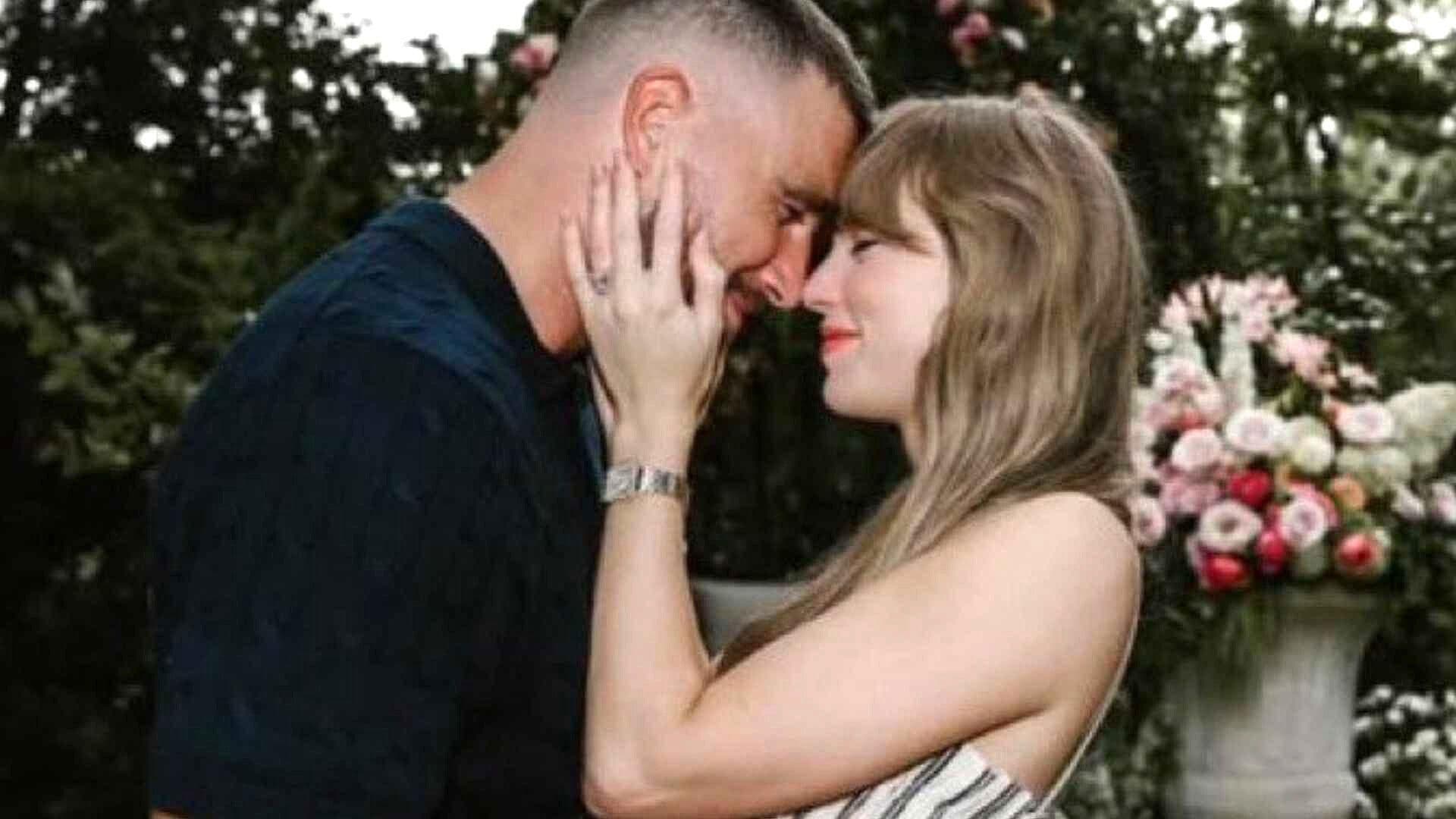Taylor Swift Anuncia su Compromiso con Travis Kelce; Así Luce el Espectacular Anillo