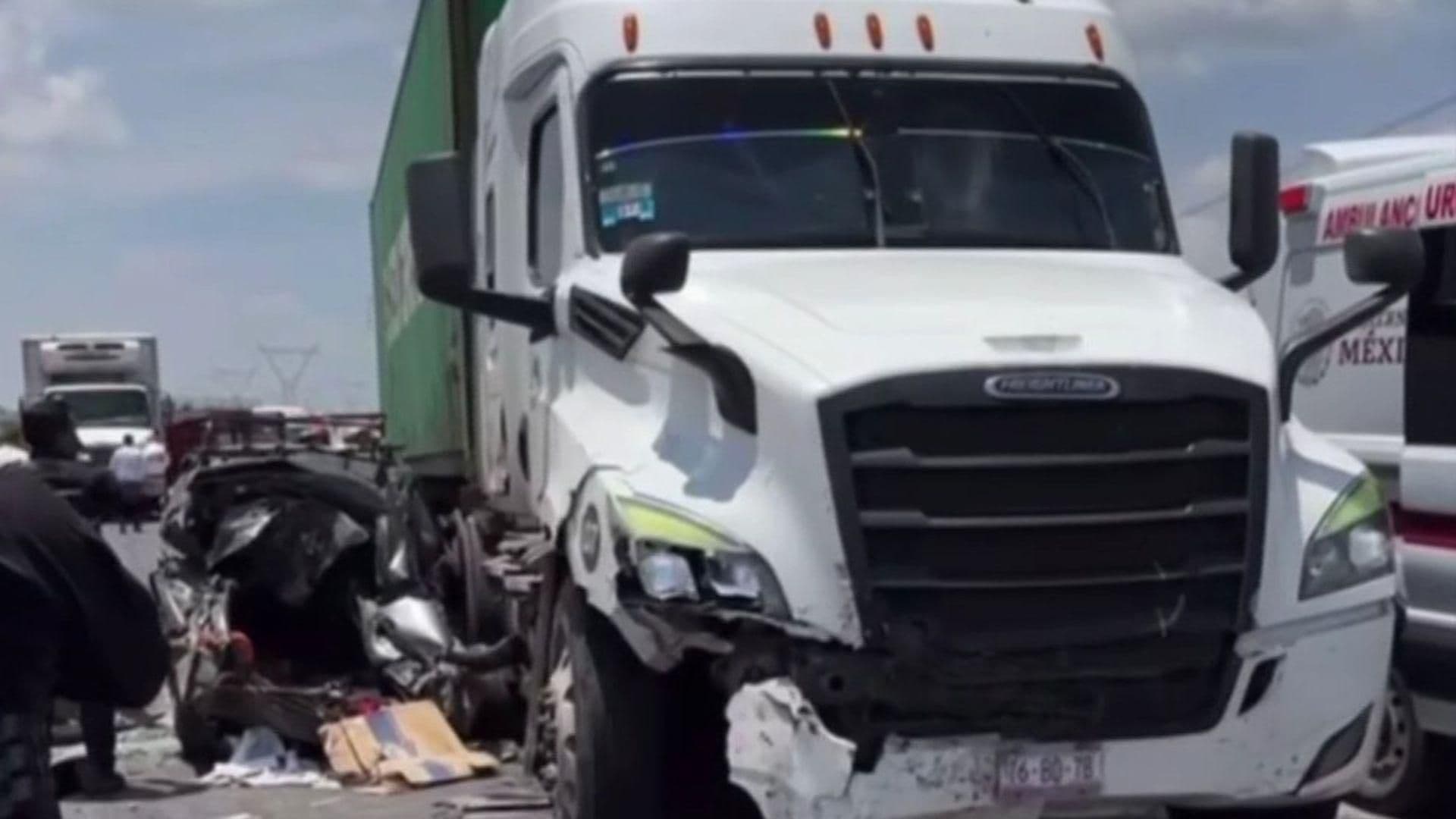 12 Lesionados por Carambola en Libramiento del Circuito Bicentenario Toluca-Lerma, en Edomex