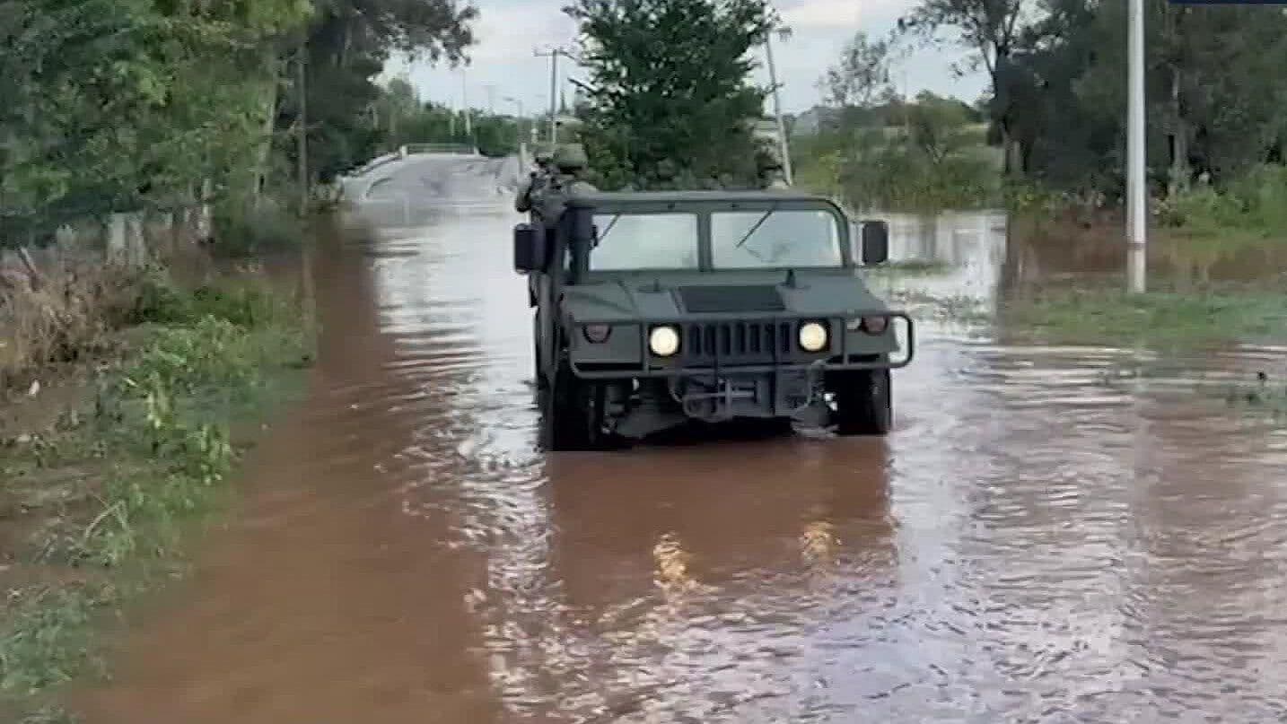 Se Desborda el Río Santiago en la Comunidad San Martín de Zula