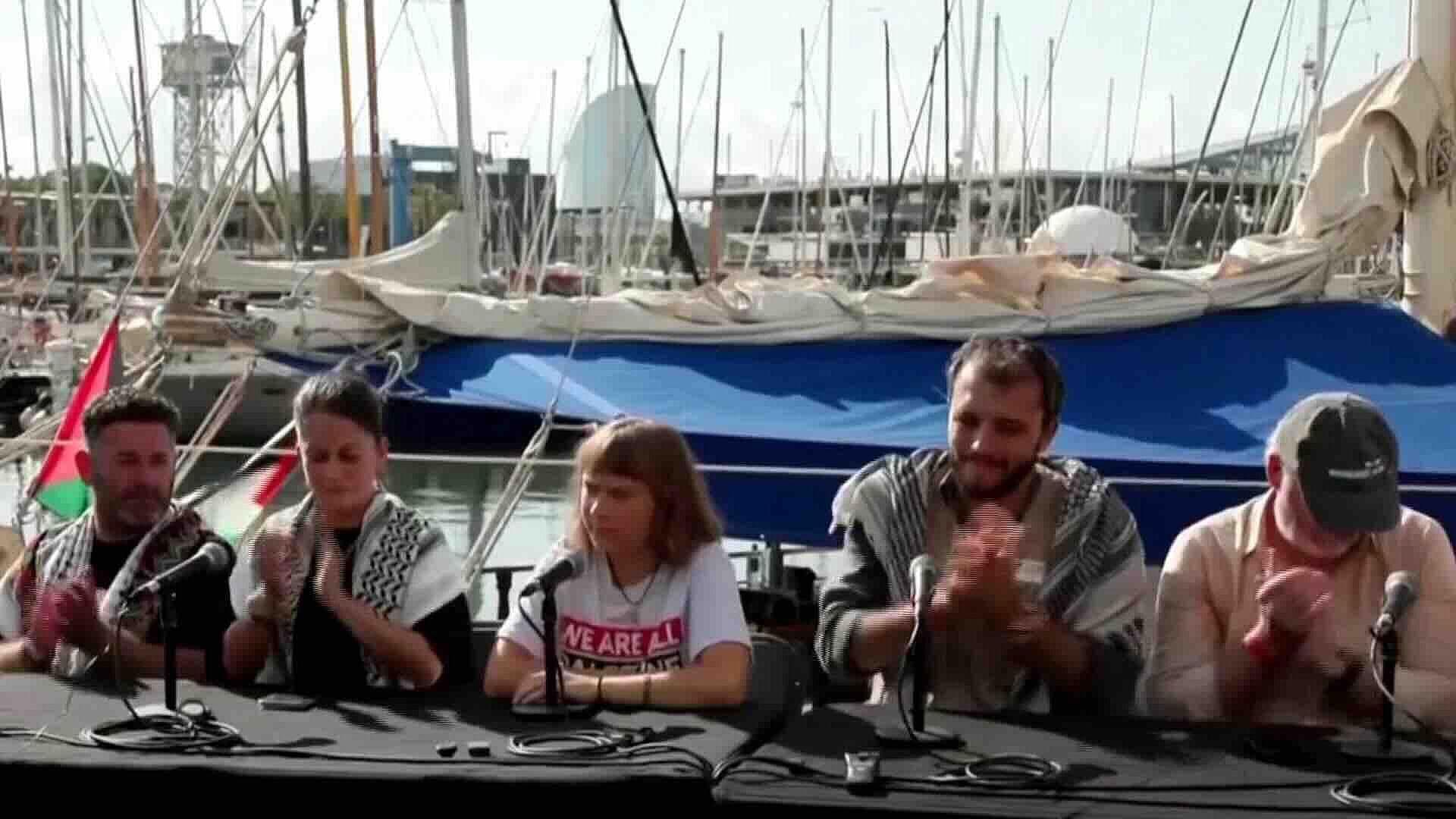 Greta Thunberg Participa en Partida de Fletilla Global Sumud hacia la Franja de Gaza
