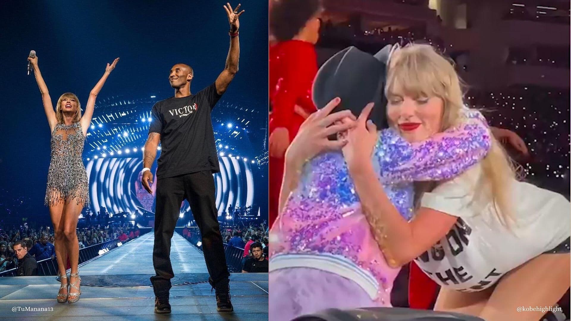 Taylor Swift Regala Sombrero a Hija de Kobe Bryant en Los Ángeles, California