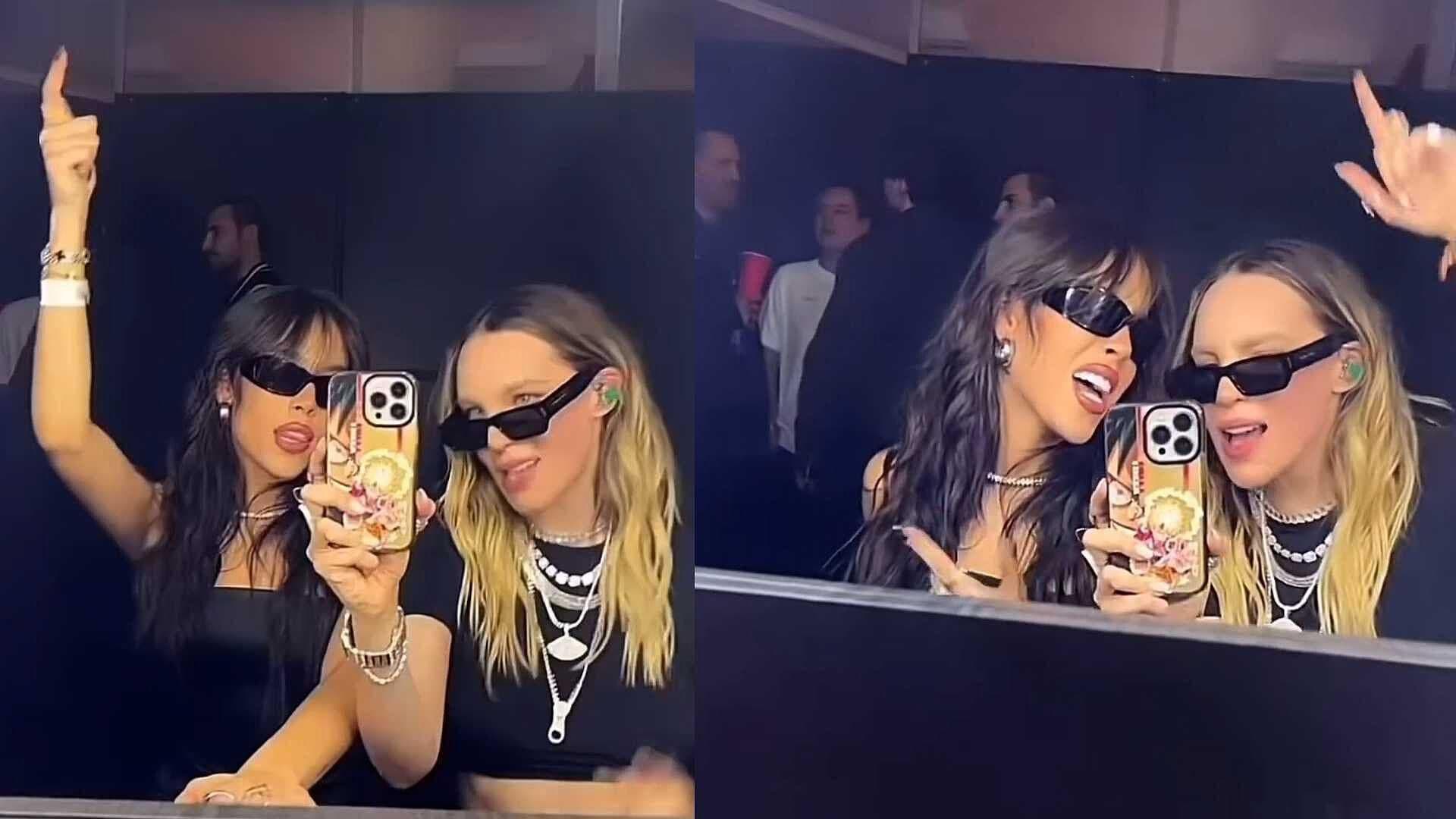 Belinda y Danna Paola Cantan Juntas en Tik Tok "La Mala"