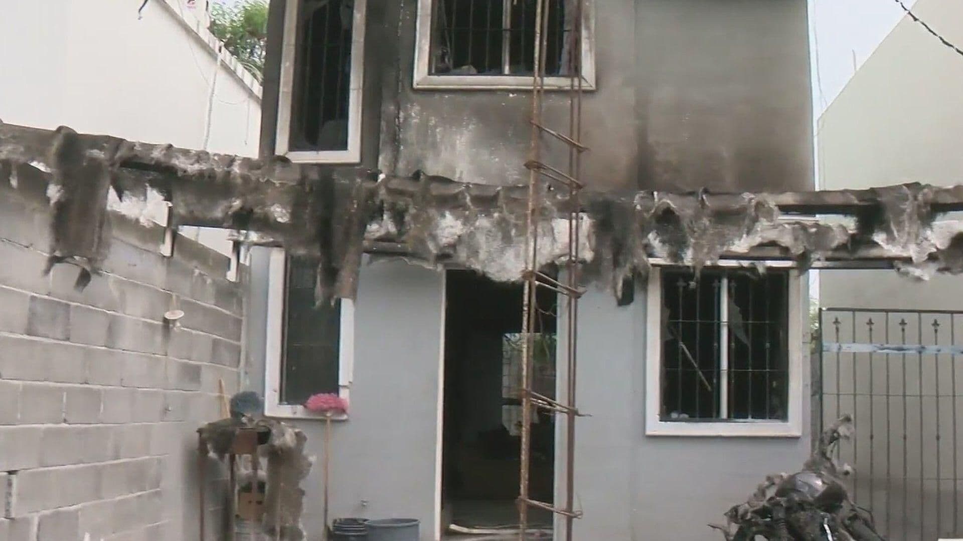 Se Incendia Casa Tras Presunto Corto Circuito en Colonia Condesa en Guadalupe