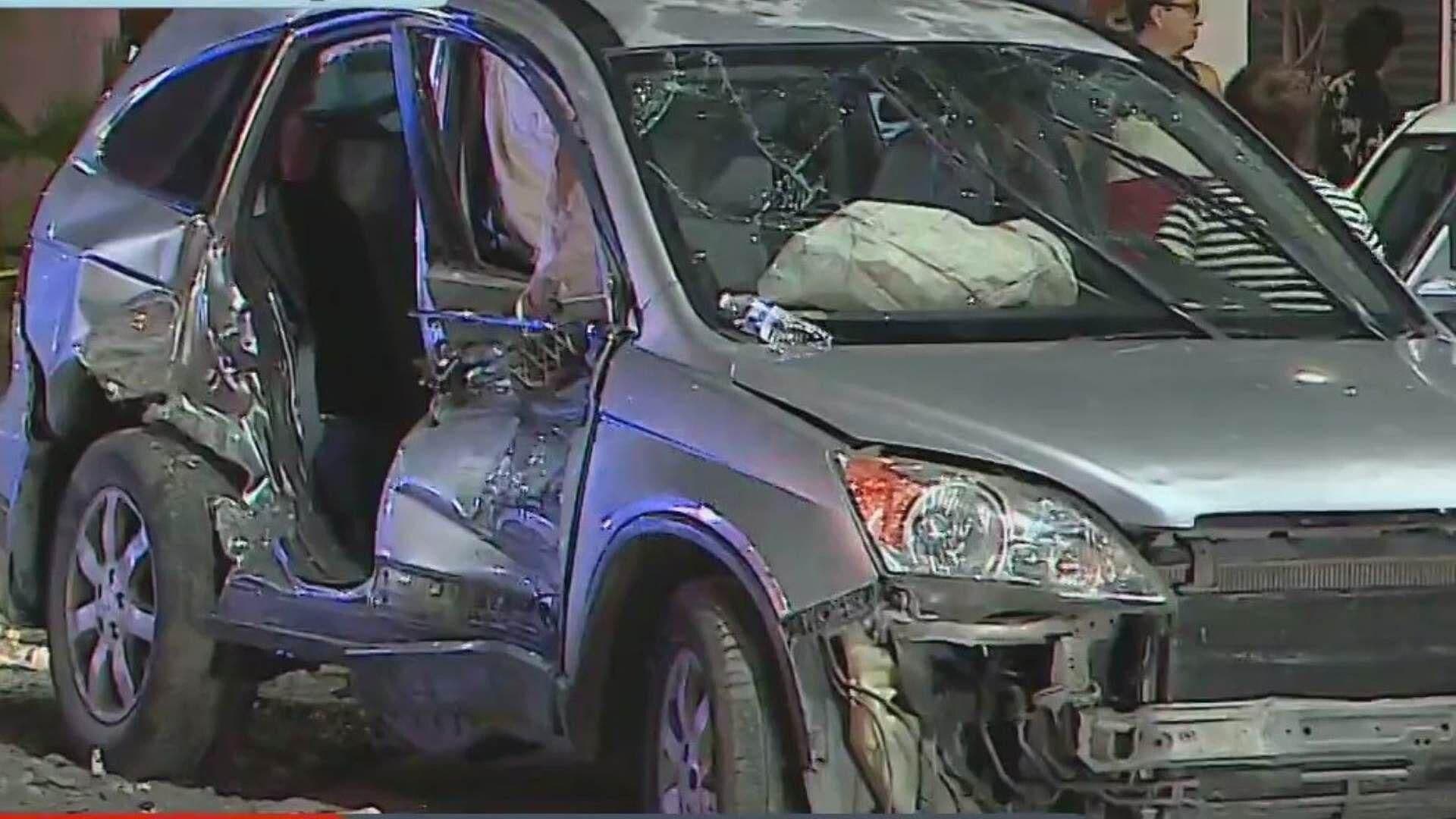 Intenta Ganar el Paso a Tren y Pierden; Hay 4 Heridos en San Nicolás de los Garza