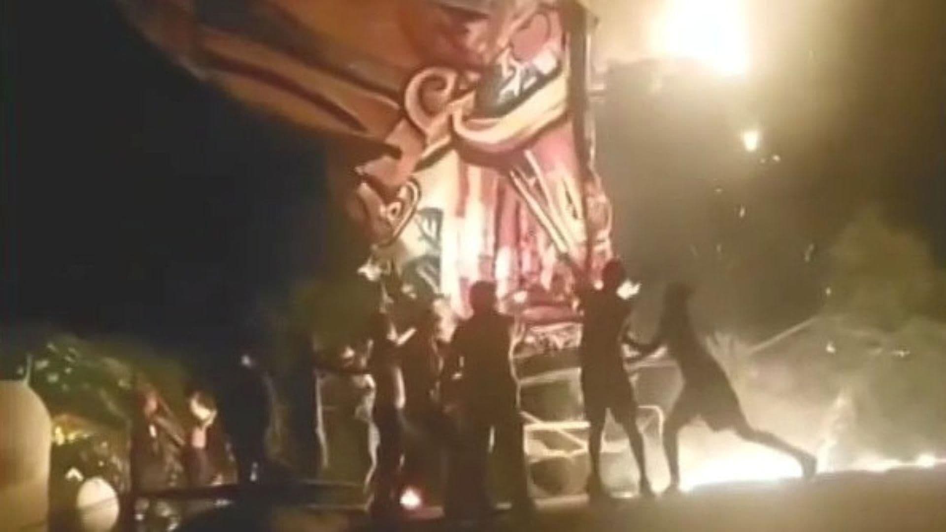 VIDEO: Globo de Papel Provoca Incendio en Festival Internacional de San Andrés Tuxtla, Veracruz