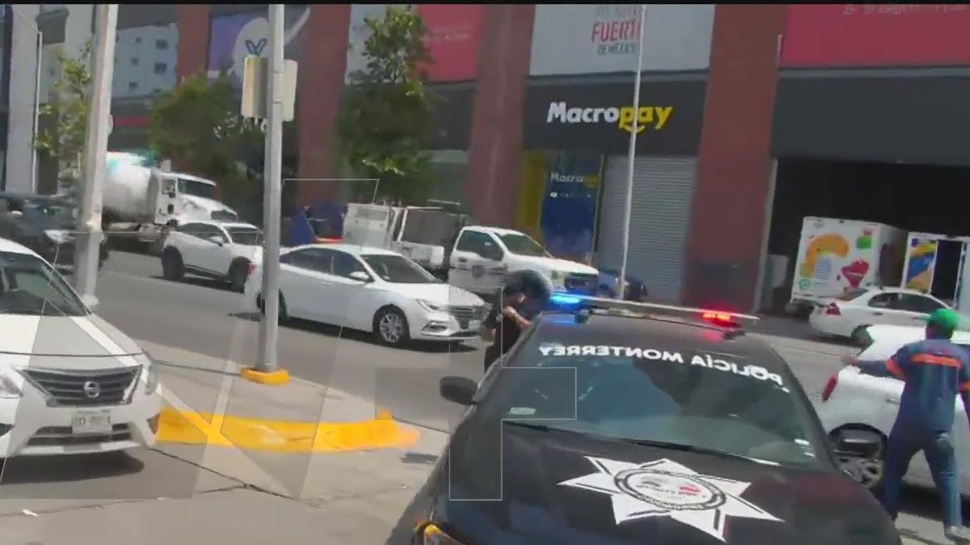 Deja Persecución un Detenido en el Centro de Monterrey