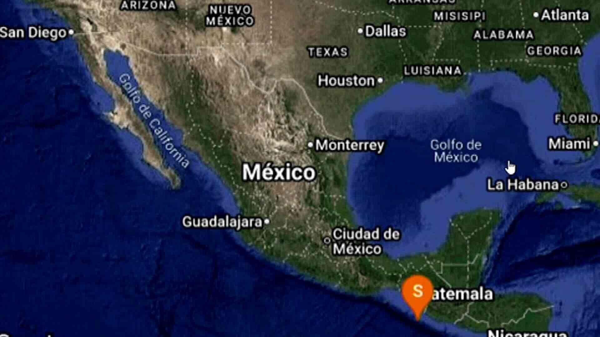 Sismo de Magnitud 4.6 Sacude Chiapas; Epicentro a 101 km de Ciudad Hidalgo