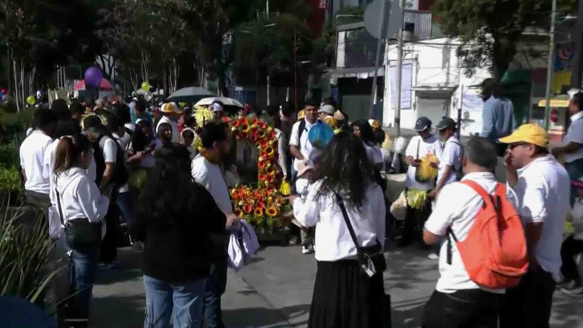 Integrantes de Juan Pablo Realizan Peregrinación a la Basílica de Guadalupe en CDMX