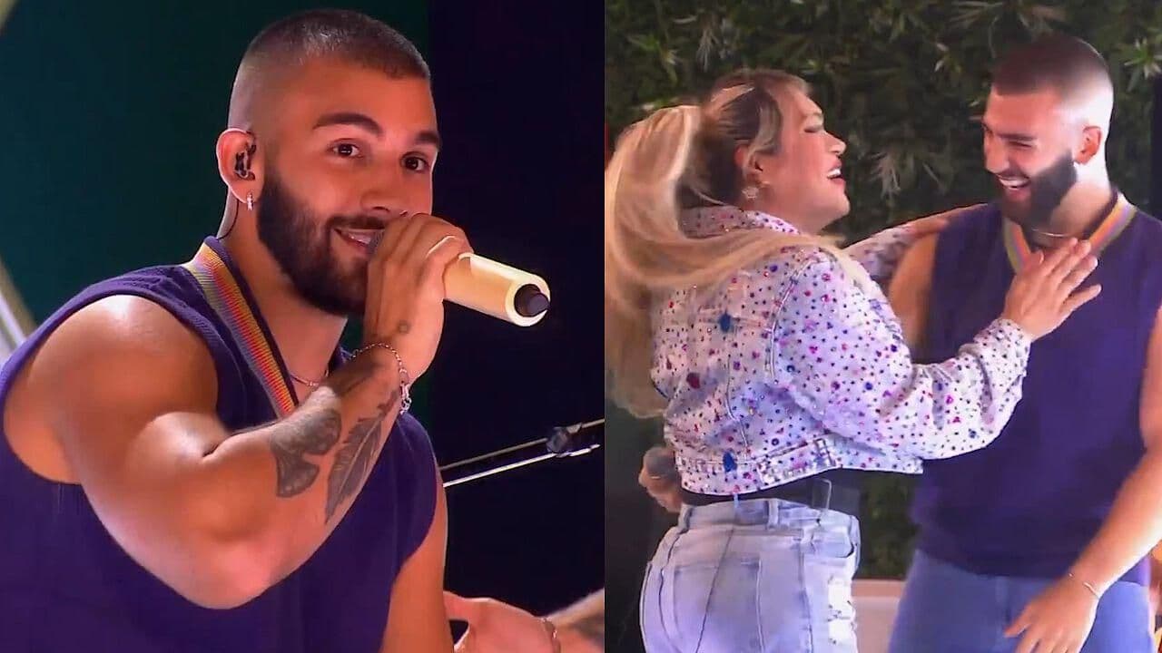 Manuel Turizo Besa a Wendy Guevara en Casa de Los Famosos