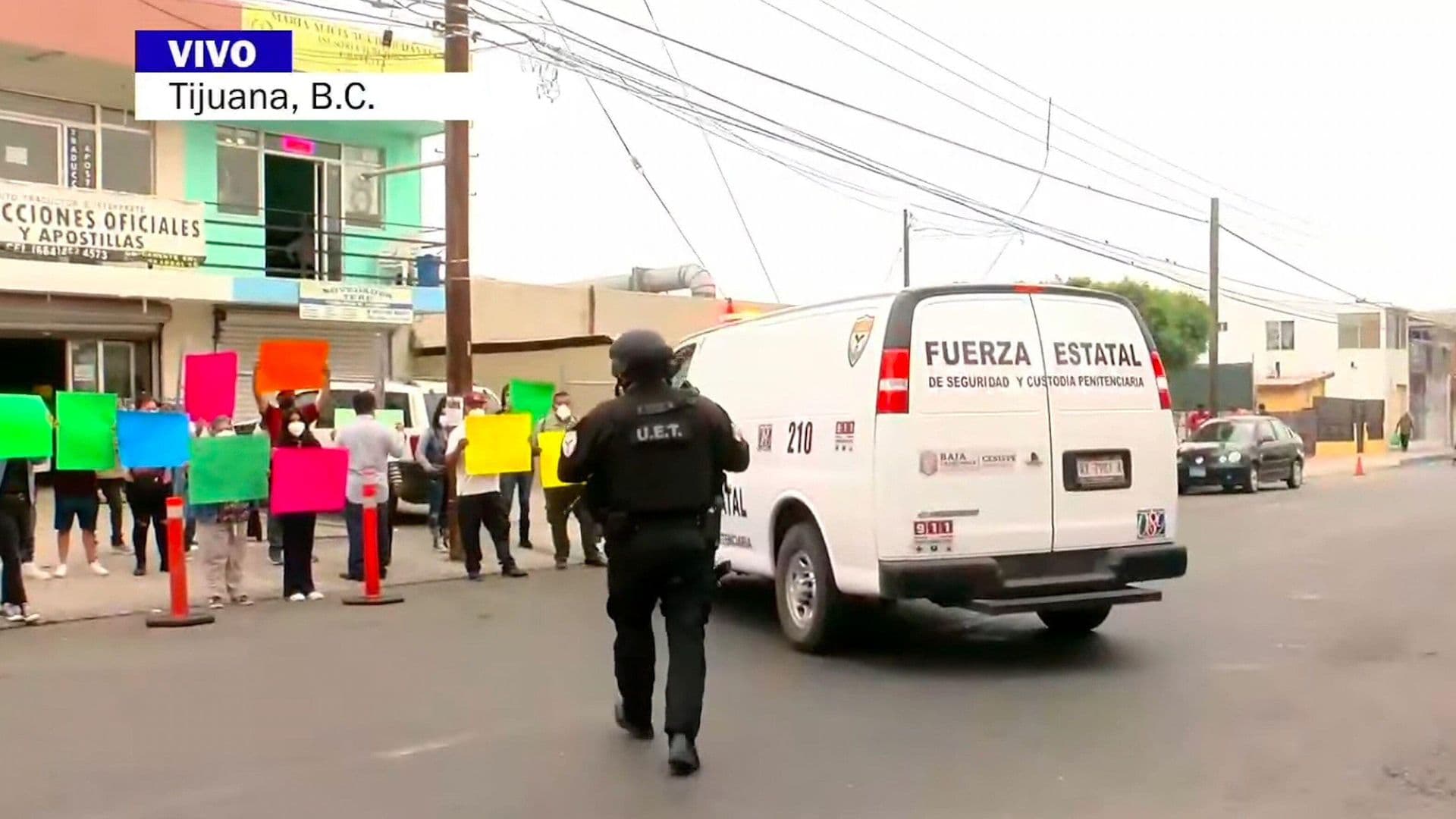 Se Manifiestan Familiares de Internos en la Penitenciaria de La Mesa