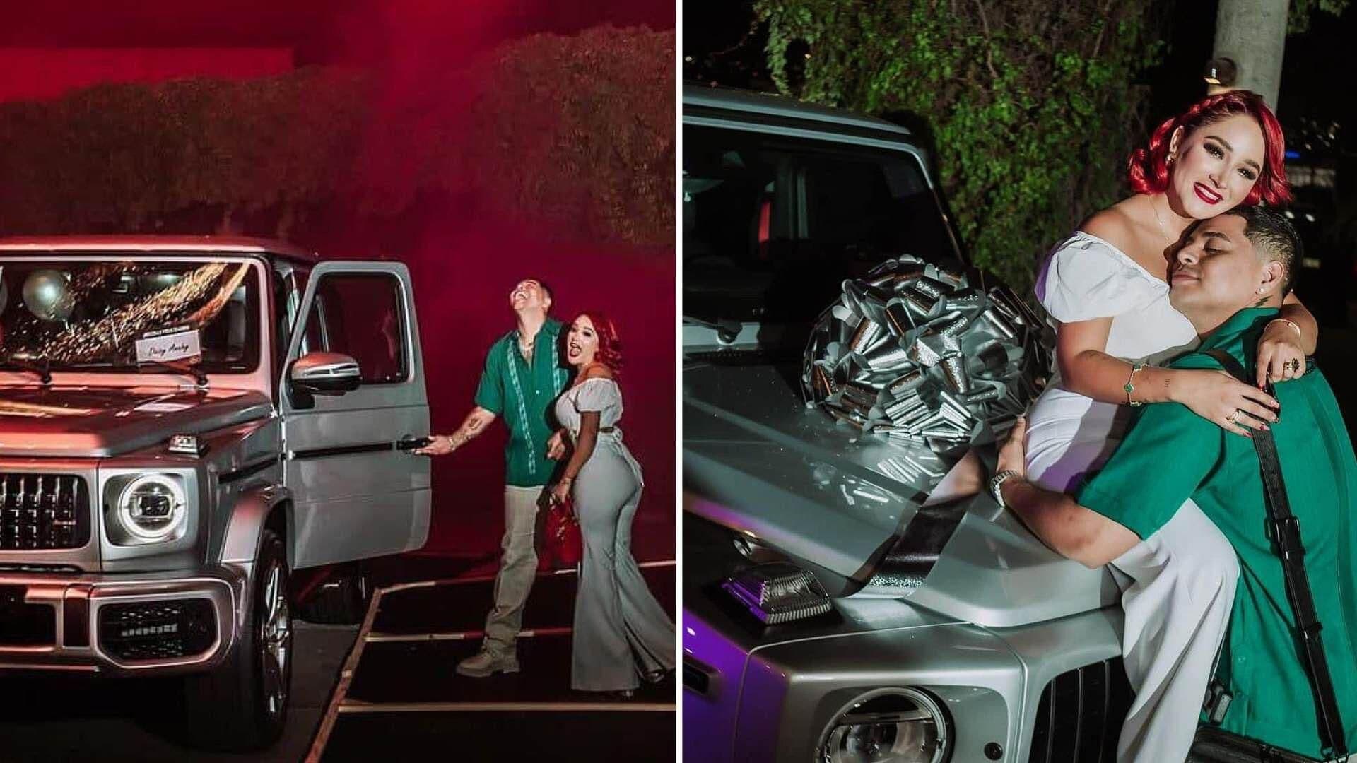 Eduin Caz le Regala Camioneta de Lujo a su Esposa Por su Cumpleaños