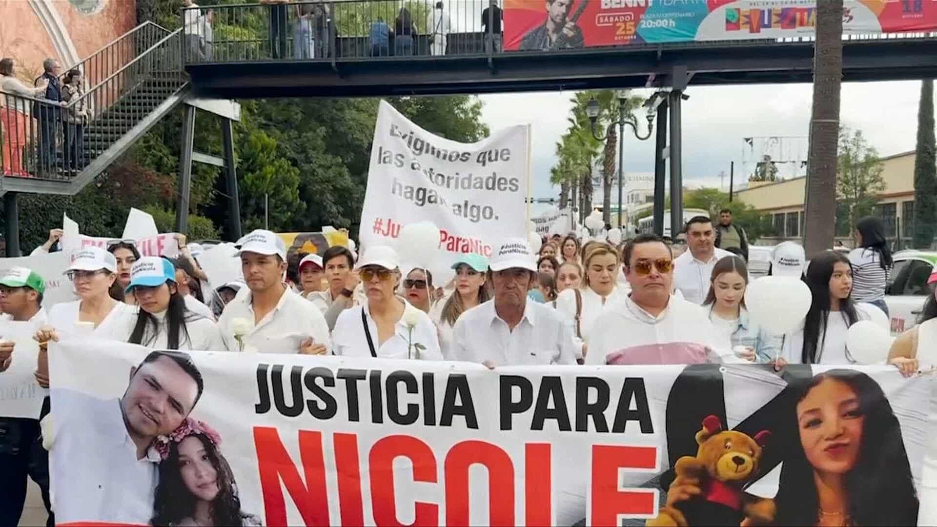 Marchan en Durango para Exigir Justicia por la Muerte de Paloma Nicole
