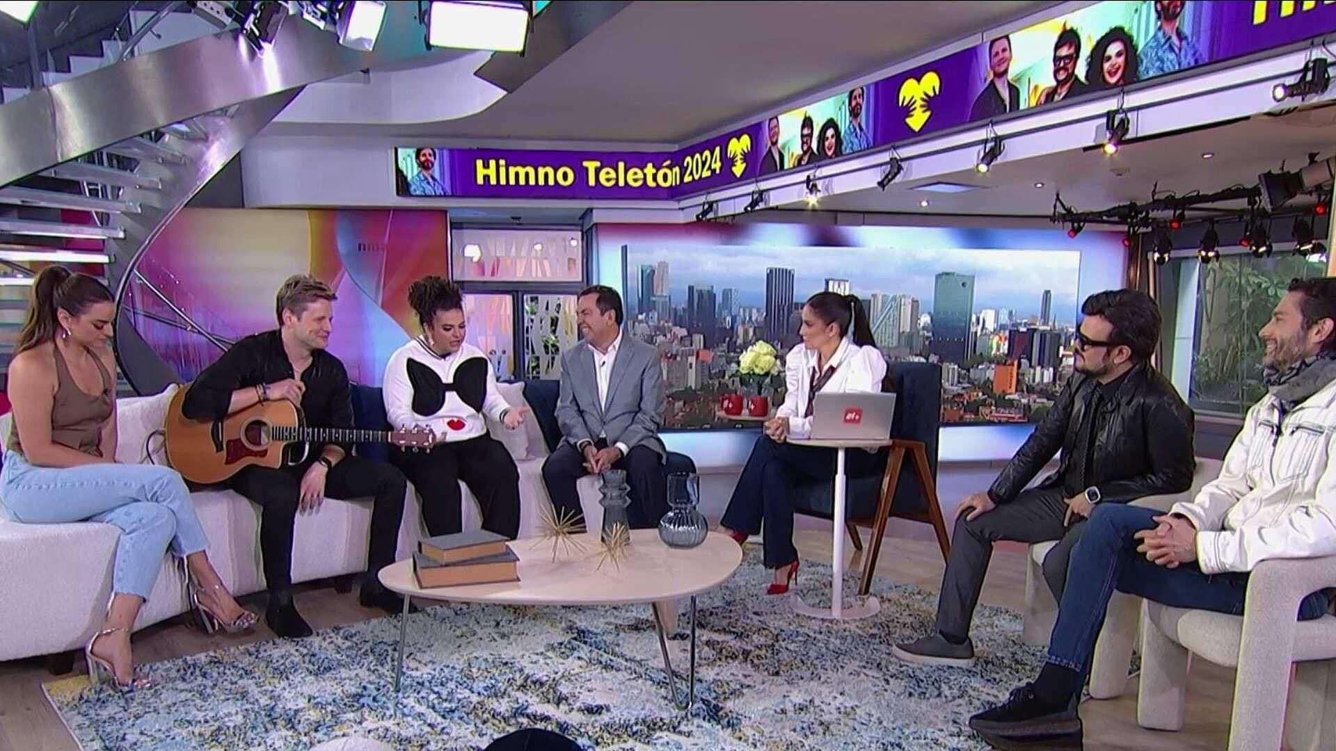 Lucerito Mijares, Alexander Acha, Aleks Syntek y Benny Ibarra Presentan el Himno Teletón 2024