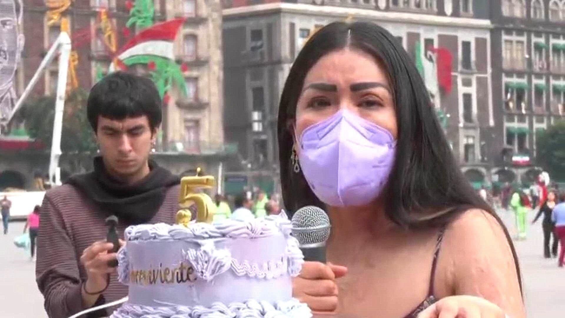 María Elena Ríos Mantiene su Lucha a 5 Años de Agresión con Ácido