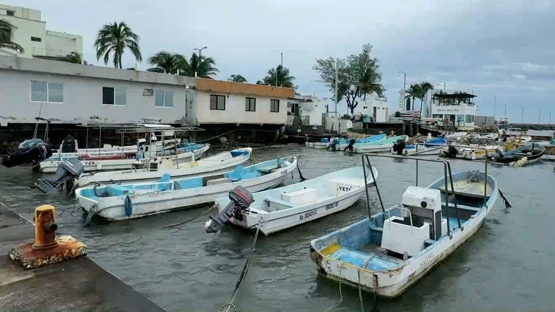 Cierran Puerto de Veracruz a la Navegación por Paso del Frente Frío 1
