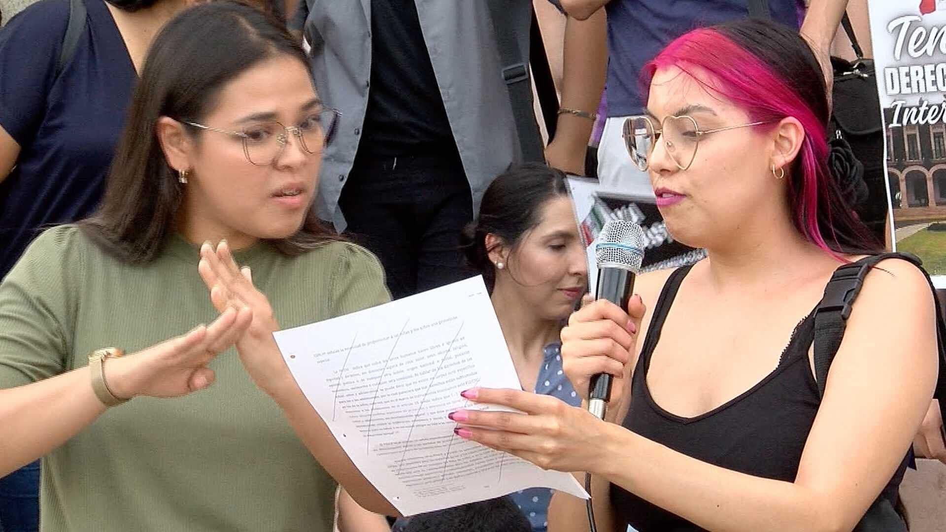 Alumnos con Discapacidad se Manifestaron en Unison