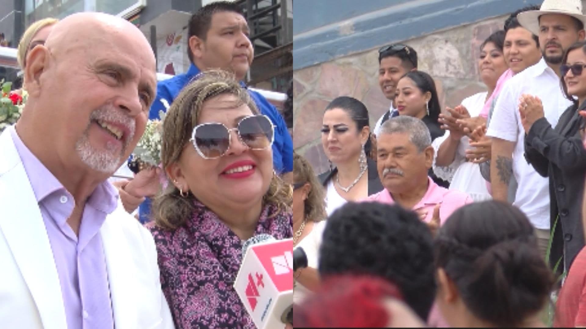 ¡Sí Acepto! Parejas se Casan en Boda Colectiva Ante la Llegada de la Tormenta Hilary