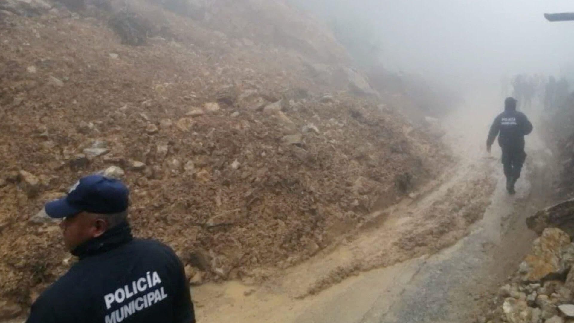 Deslave en la Sierra de Zongolica Deja Localidades Incomunicadas