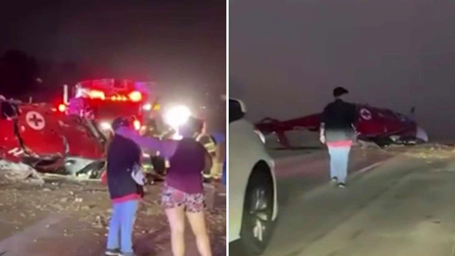 Video: Captan Momento de Accidente de Ambulancia Aérea en Sacramento, California