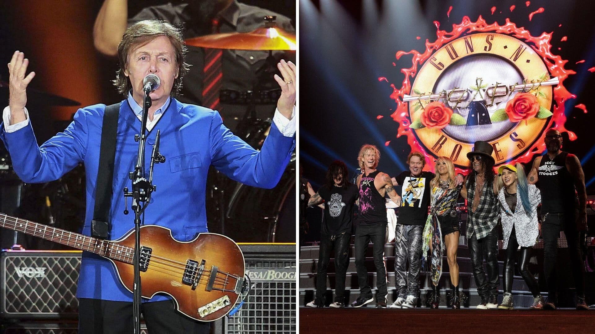 Despierta Cantando: Paul McCartney y Ringo Starr contra Guns N’ Roses
