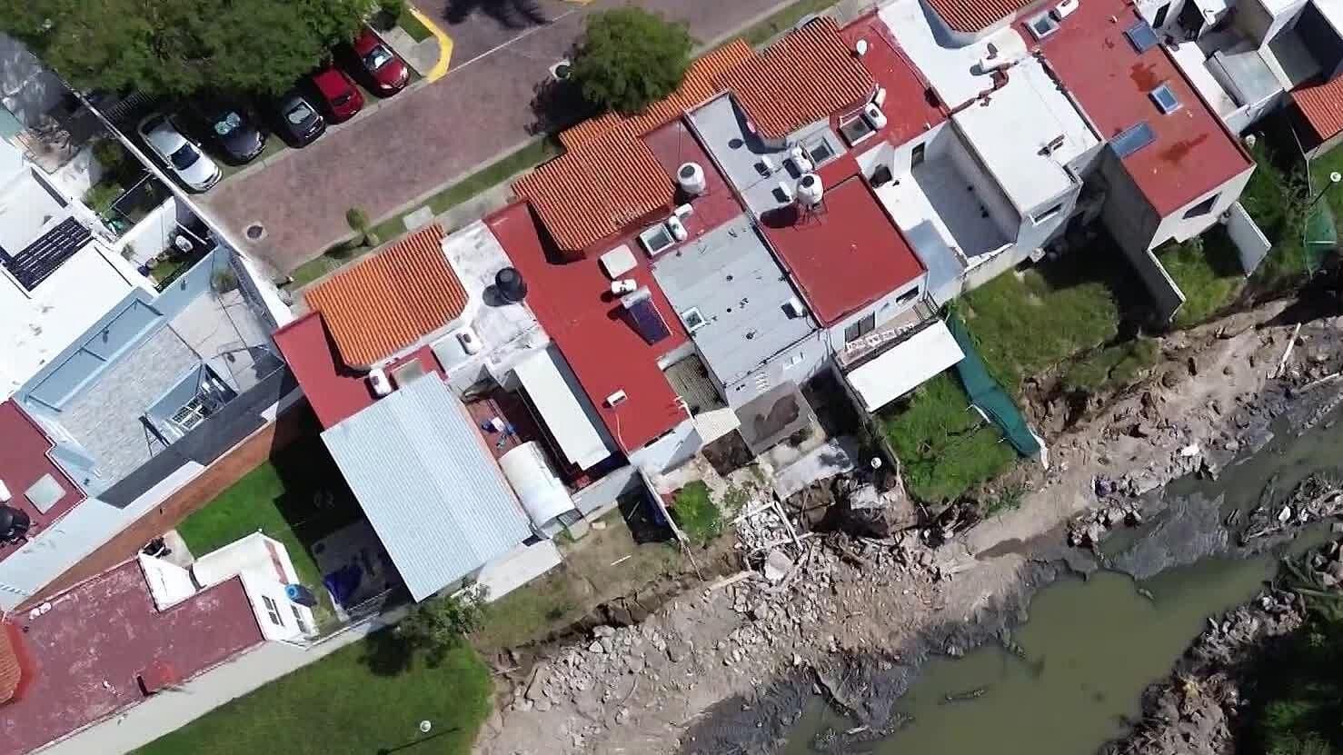 Por Riesgo de Colapso en Casas de Parques del Bosque en Tlaquepaque 6 Familias son Desalojadas