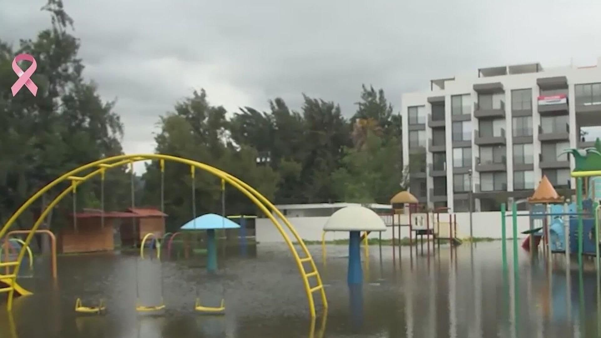 Parque Ecológico en Jocotepec Queda Inundado por Desbordamiento del Lago de Chapala