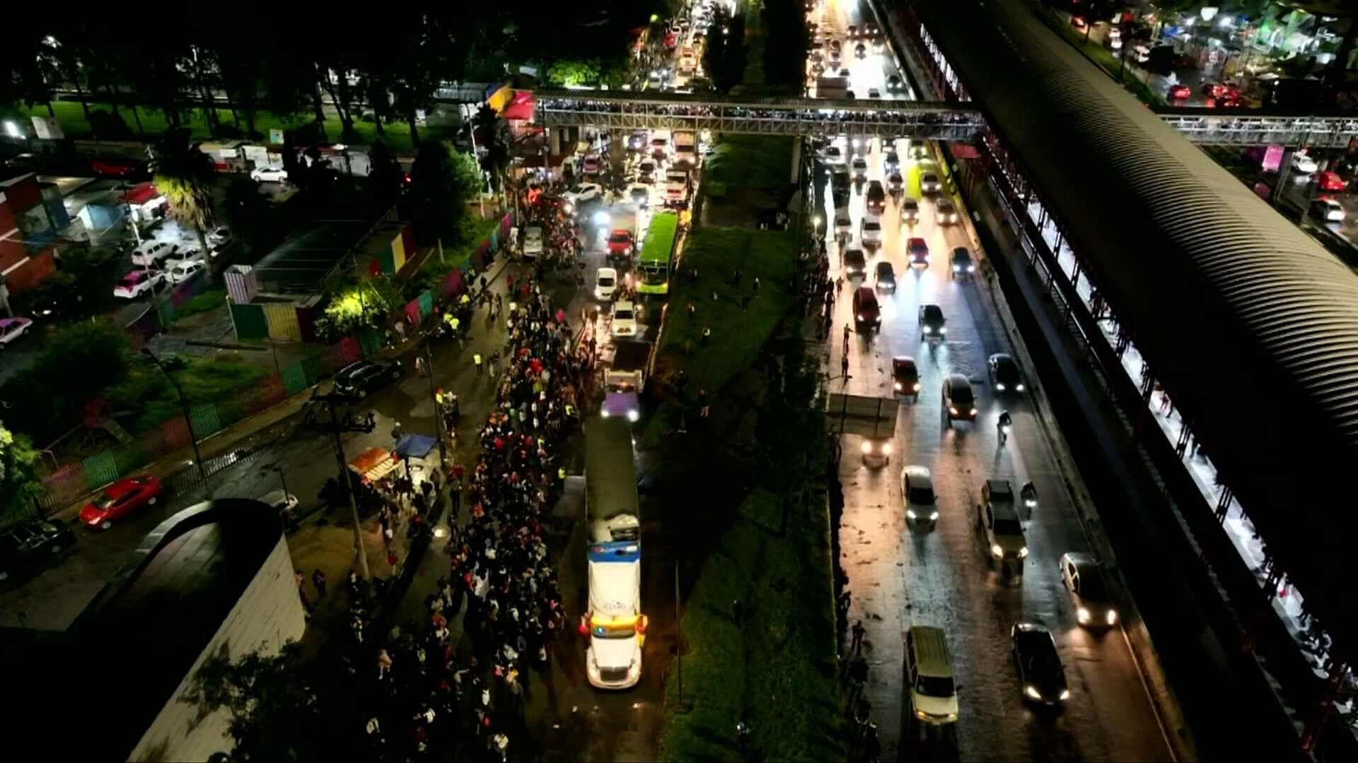 Caos en Guelatao: Así se Ve desde el Aire la Afectación en Zaragoza por Cierre de Línea A del Metro