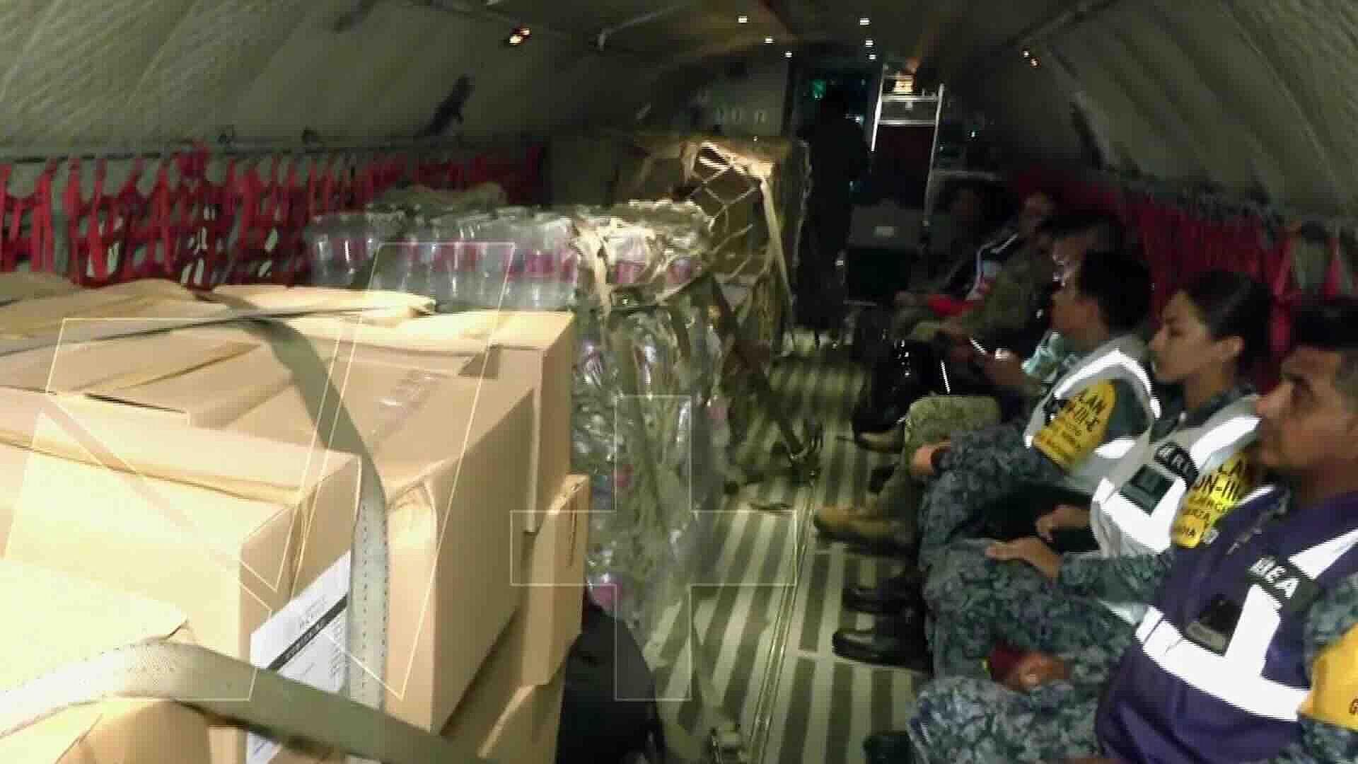 Ejército Mexicano Envía Ayuda Humanitaria a Veracruz Desde la Base Aérea de Santa Lucía